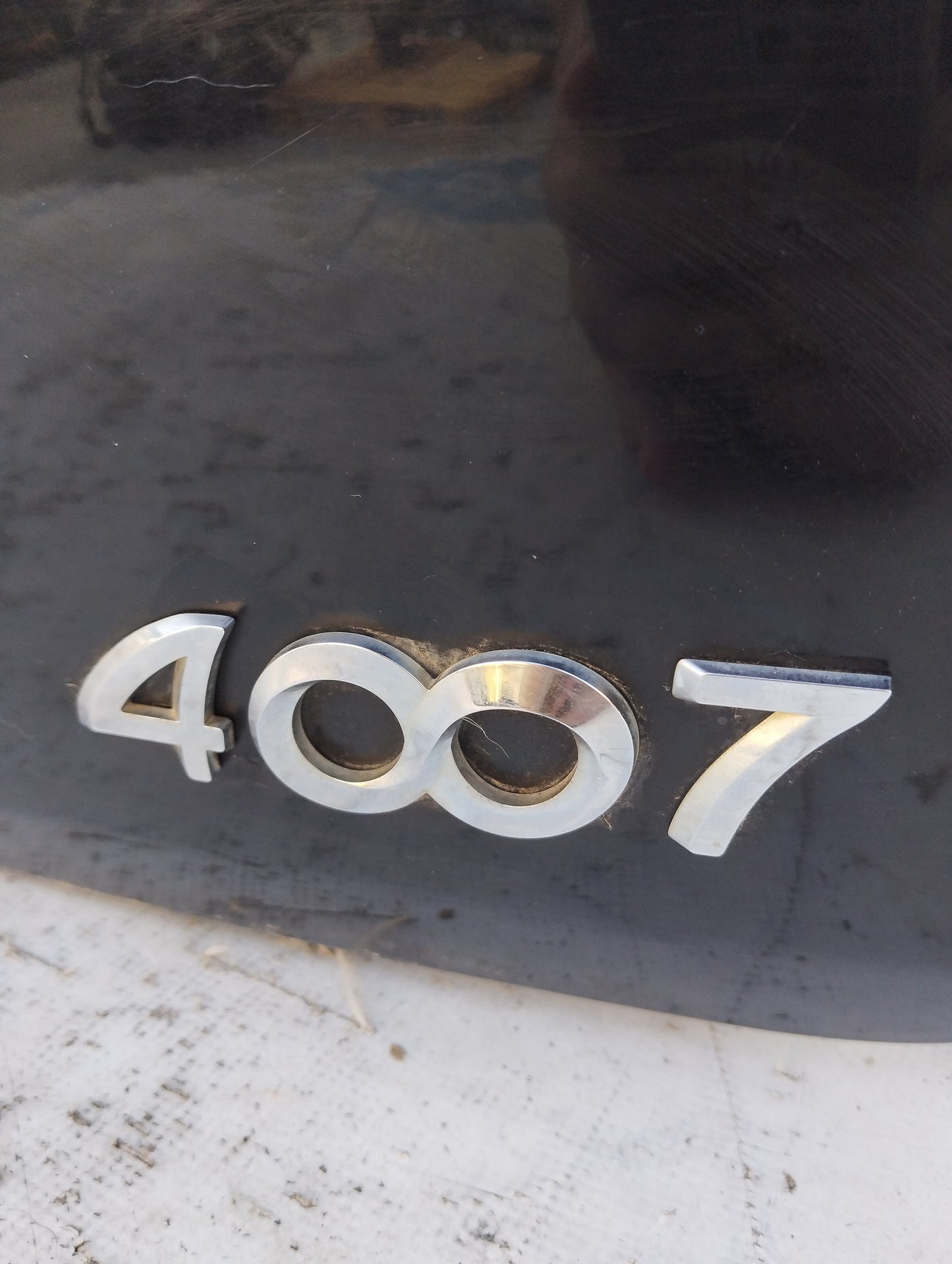 Portellone posteriore nero Peugeot 4007 2008 ecoAG5546