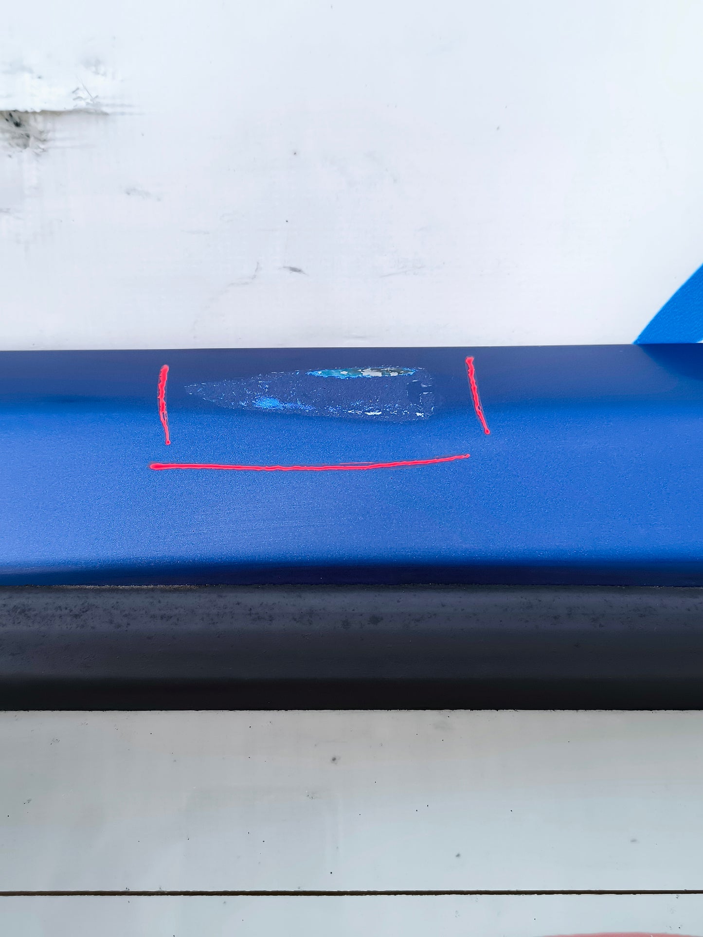 Portellone posteriore blu lido Fiat Panda 1995 ecoAG6012