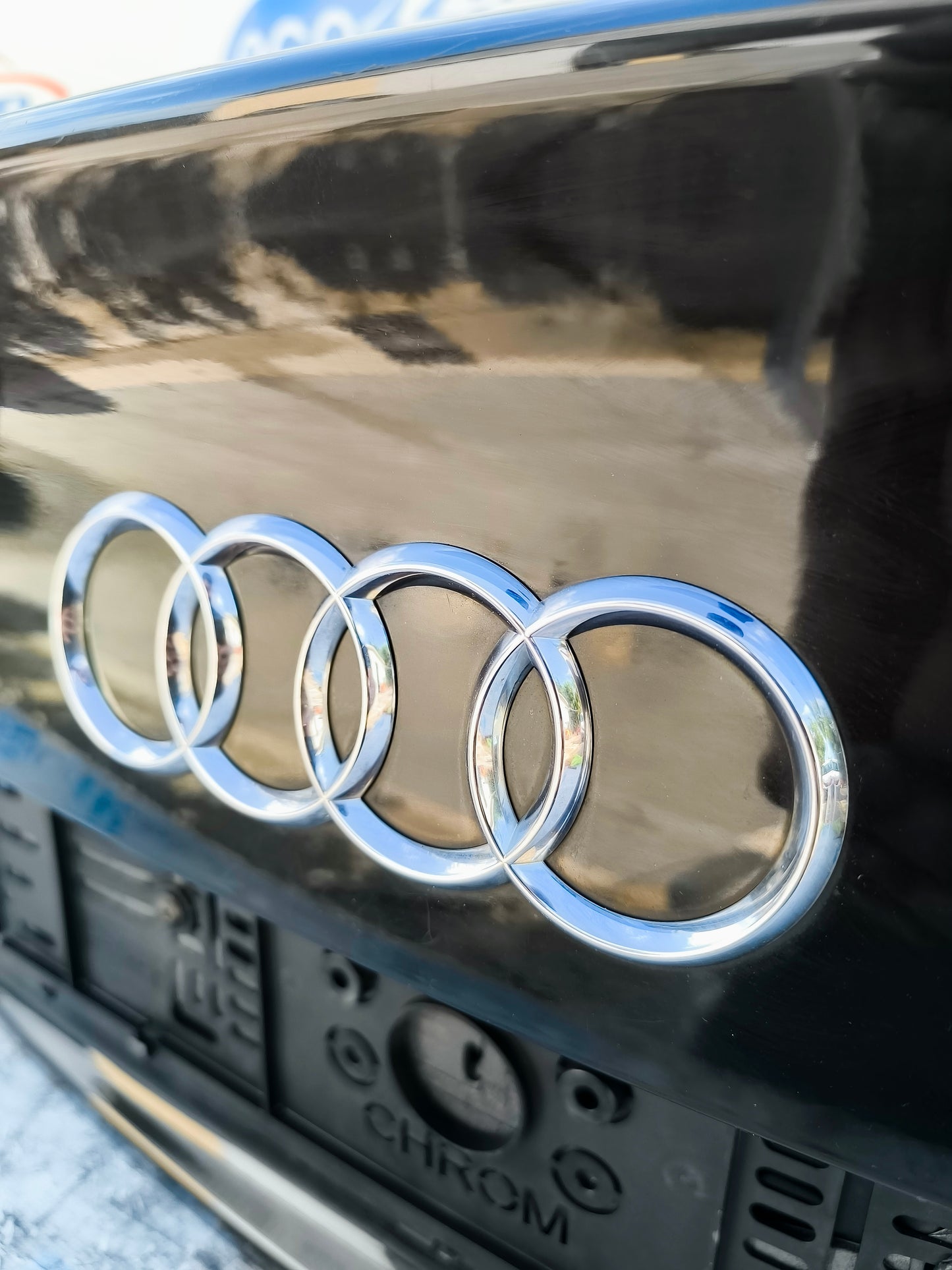 Black rear trunk Audi A4 B8 2010 ecoAG5752