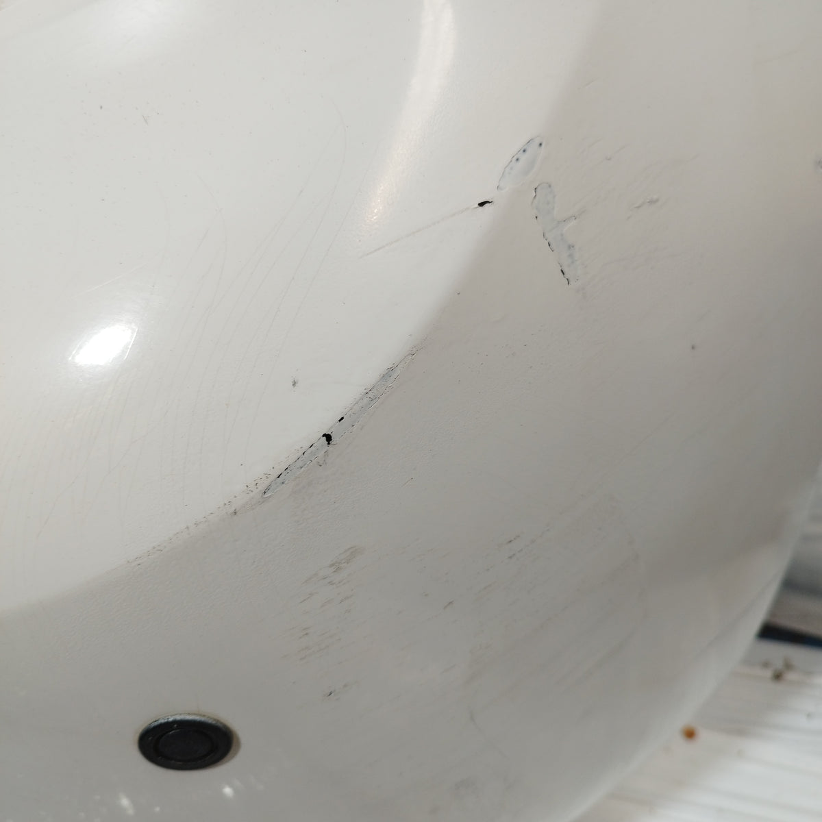 Paraurti posteriore bianco Nissan Micra K13 2013-2017 Restyling ecoAC17303