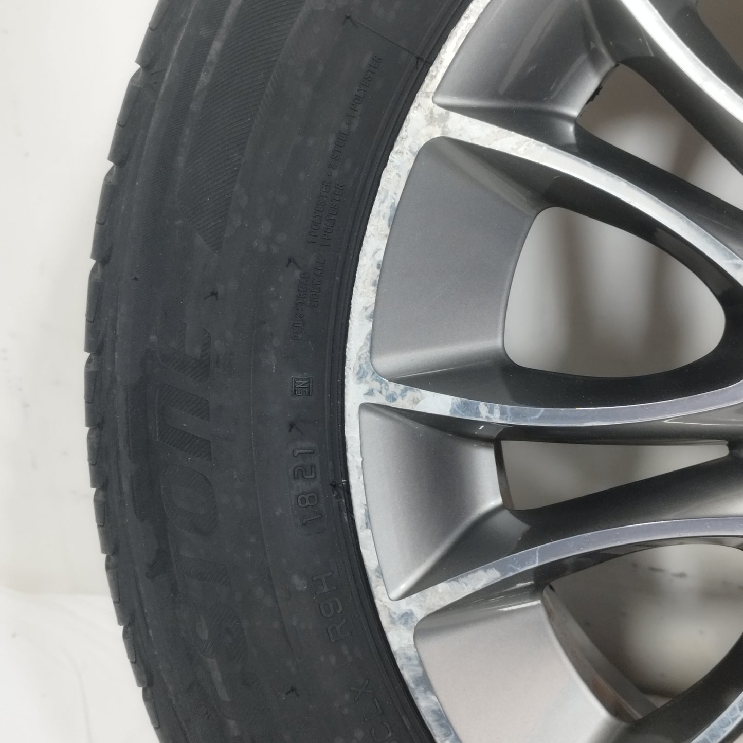 Cerchi in lega con gomme Fiat punto Evo 2012 ecoAC15266