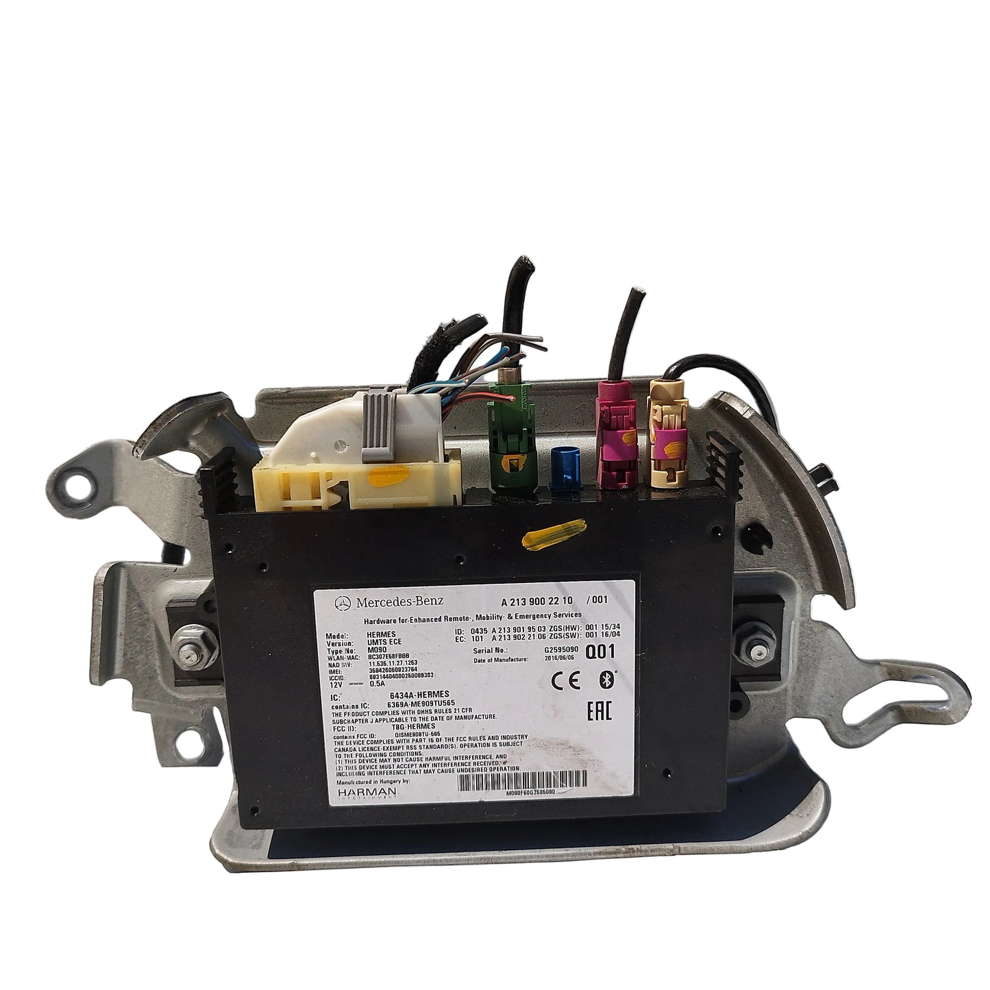 Centralina bluetooth Mercedes Classe A W176 2012-2018 cod: A2139002210 ecoAC15796