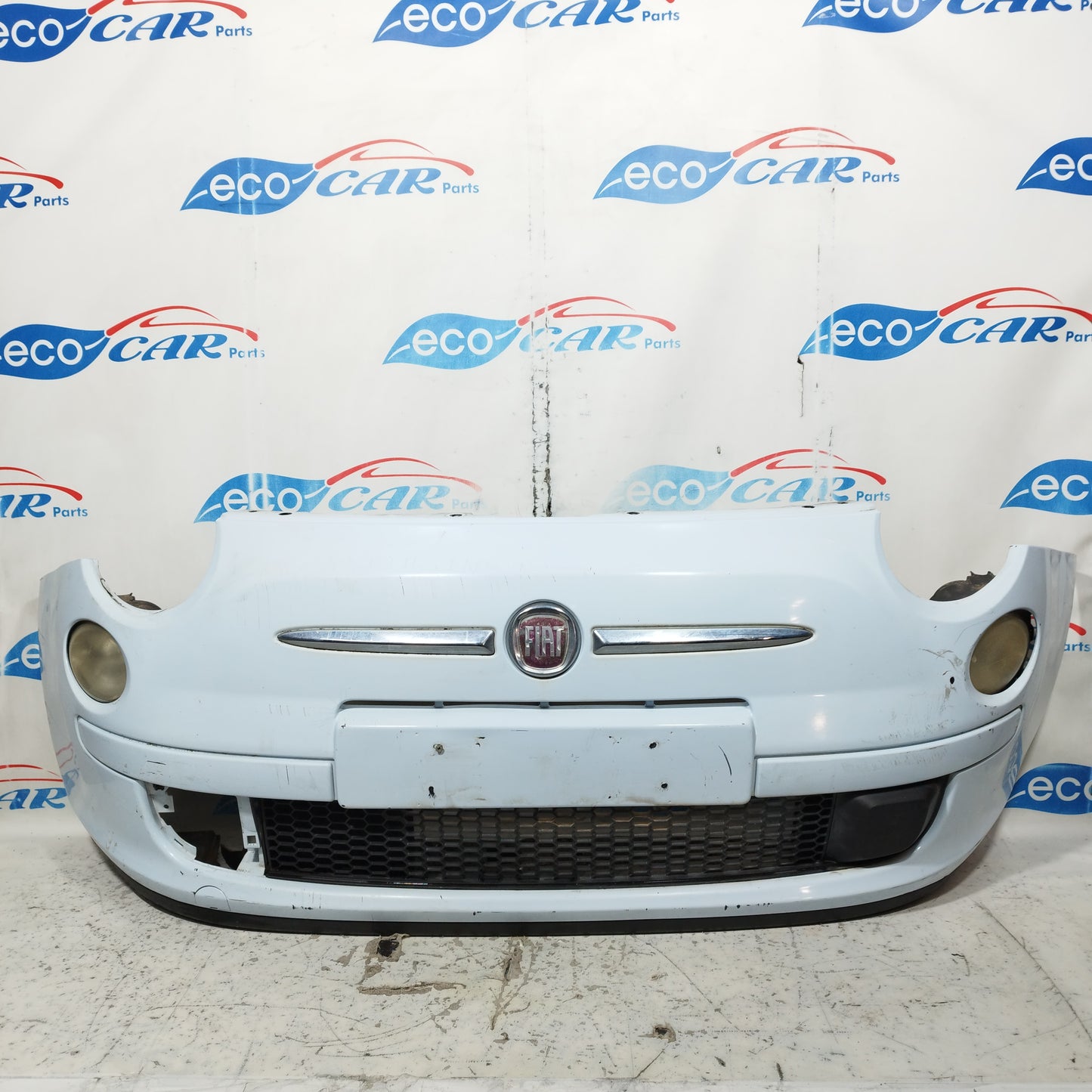 Light blue front bumper Fiat 500 2009 ecoAC10375