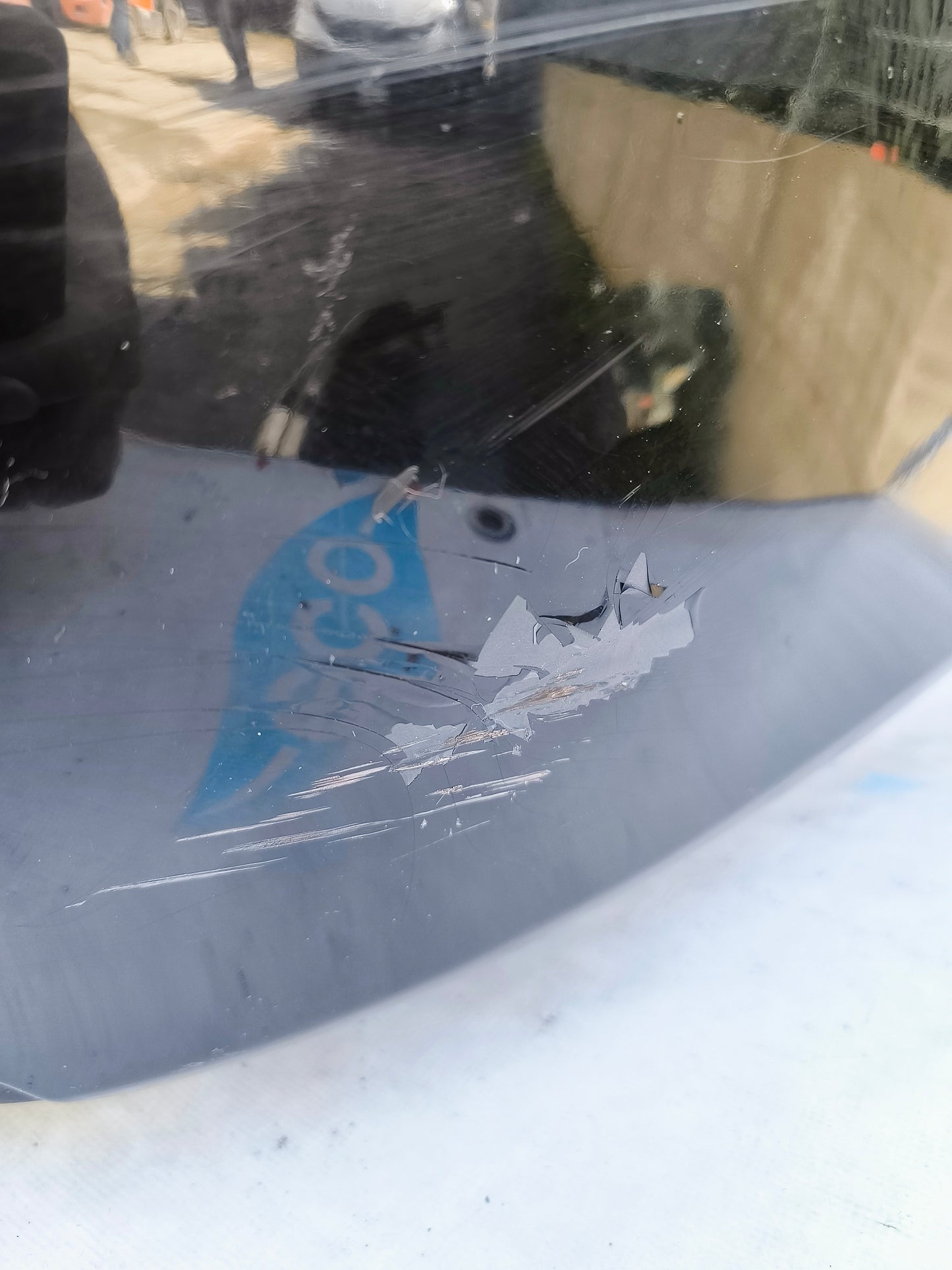 Schwarze Heckstoßstange Audi A4 B8 2010 Limousine ecoAG5753