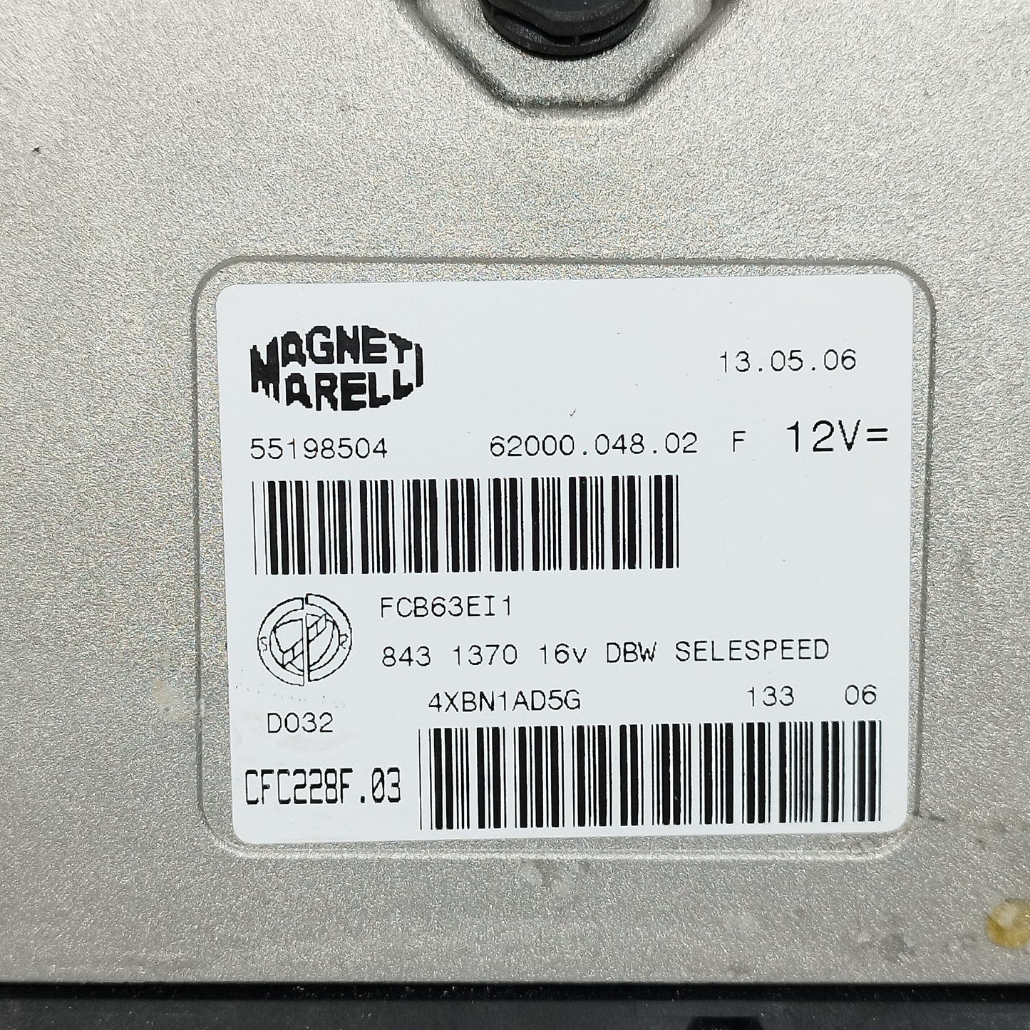 Centralina cambio automatico Lancia Ypsilon 1.4B Cod: 55198504 ecoAC12437