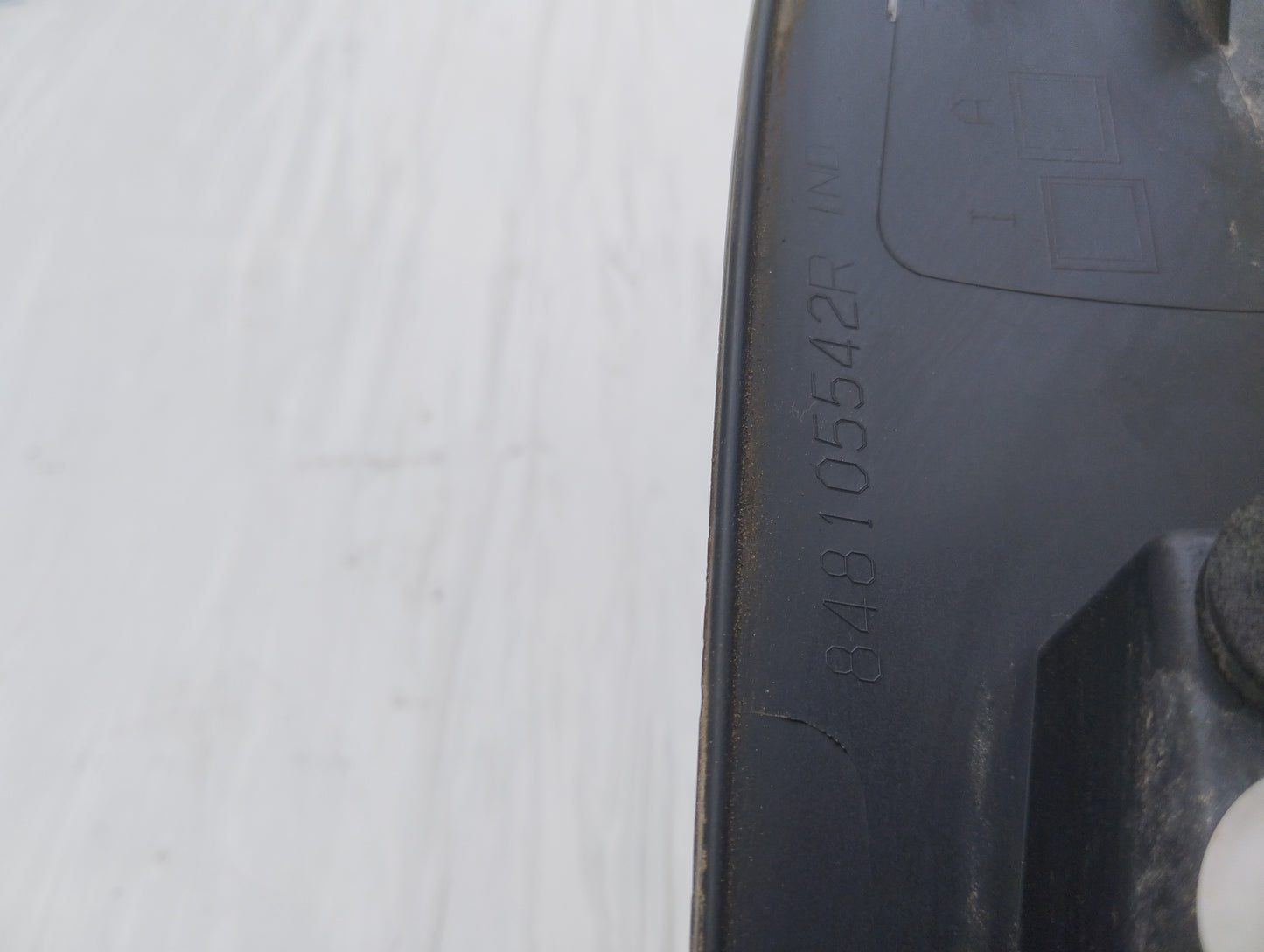 Modanatura portellone nera Dacia Lodgy 2012 ecoAG5561