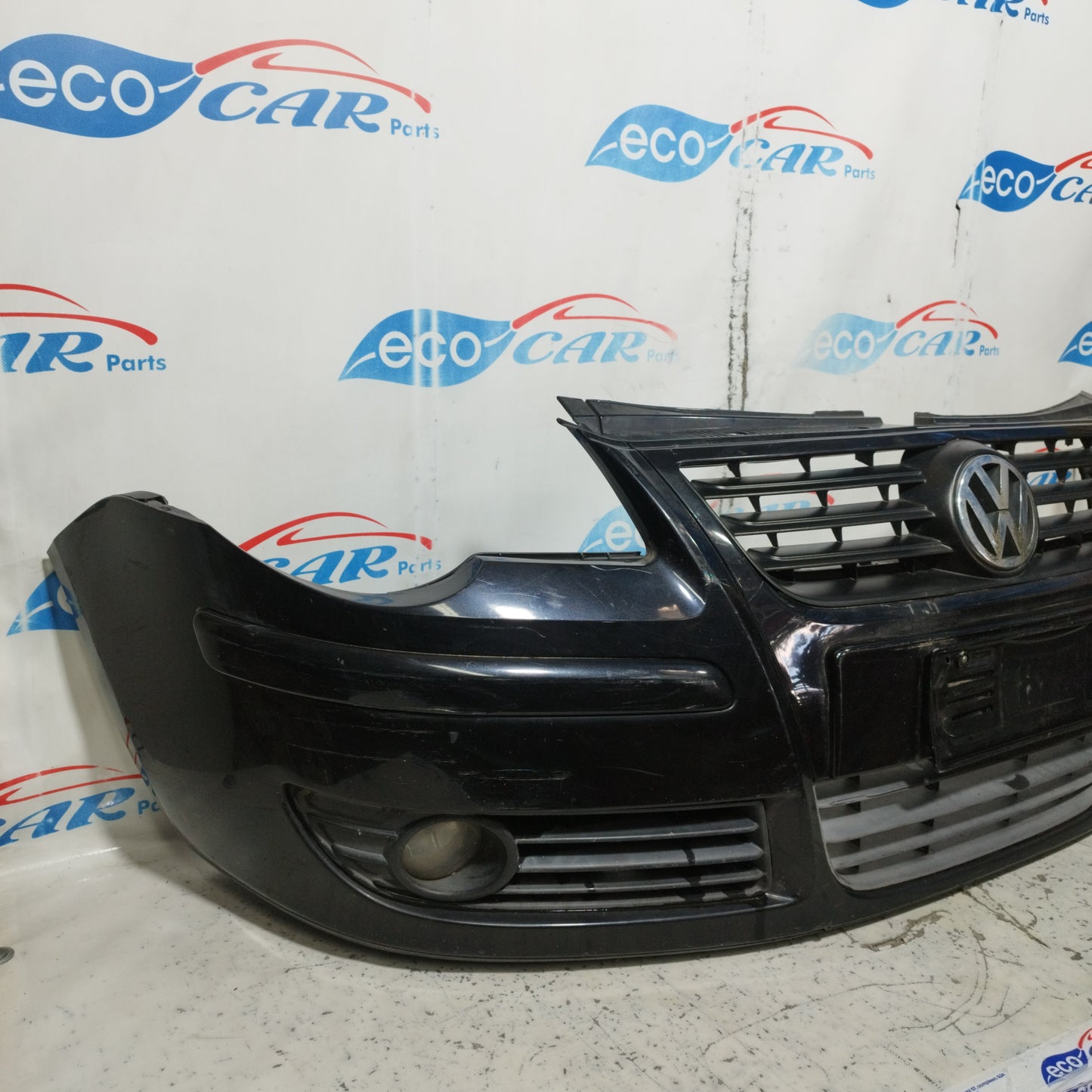 Black Front Bumper Volkswagen Polo 2008 ecoAC10134
