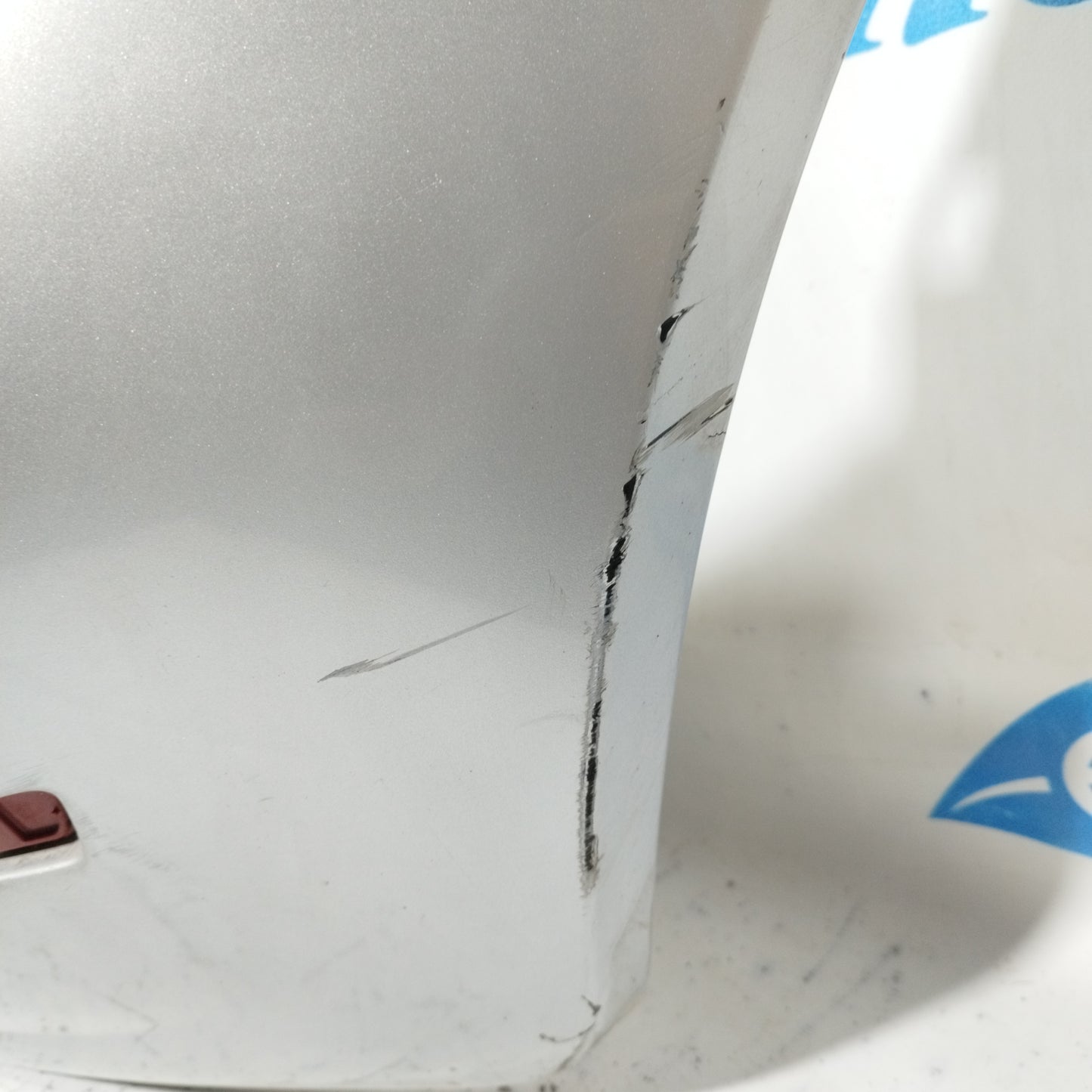 Rear bumper silver grey Fiat Punto 2005 5 Doors ecoAC11013