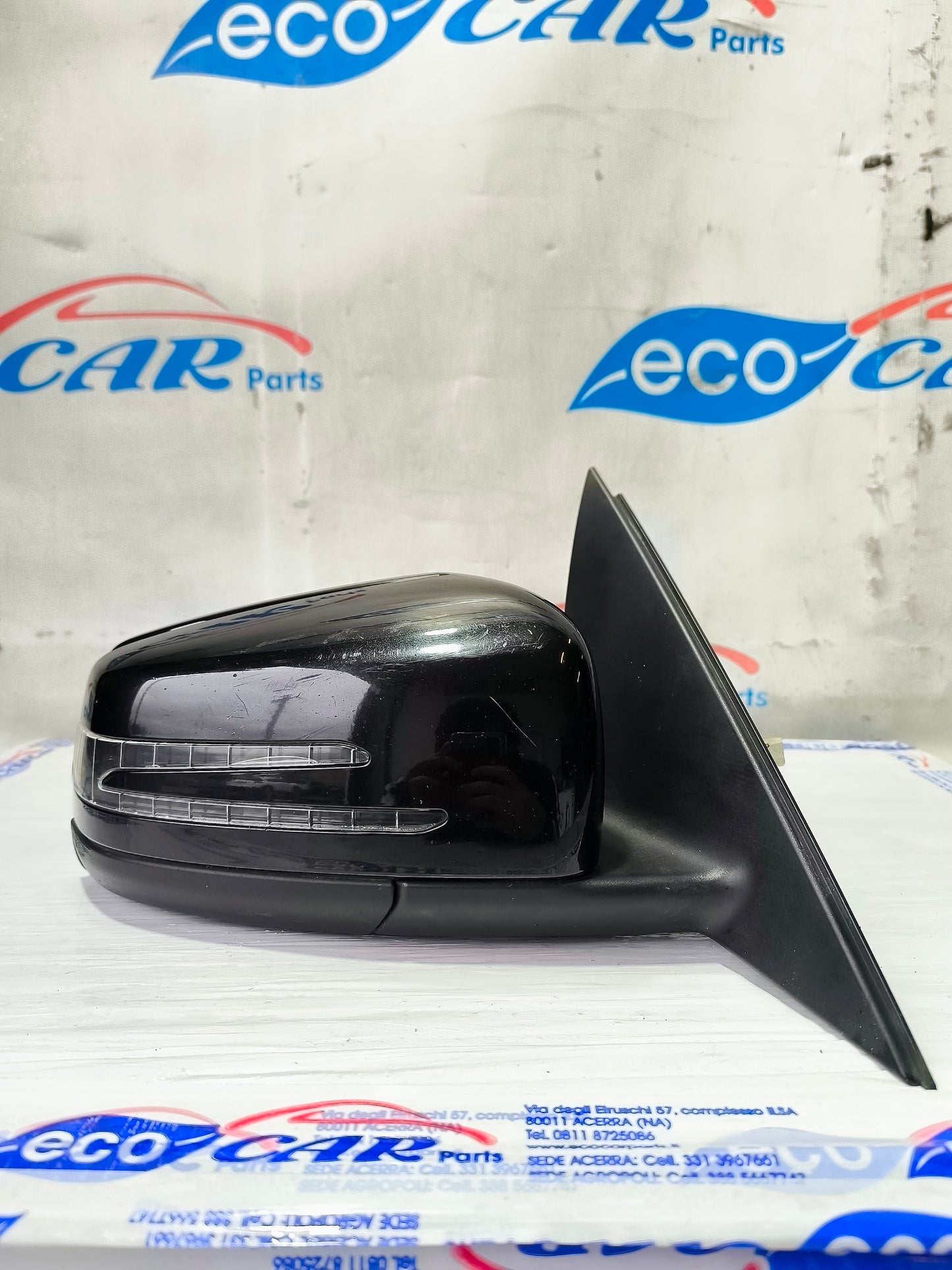 Elektrischer rechter Außenspiegel schwarz Mercedes C-Klasse W204 9-adrig ecoAG6157