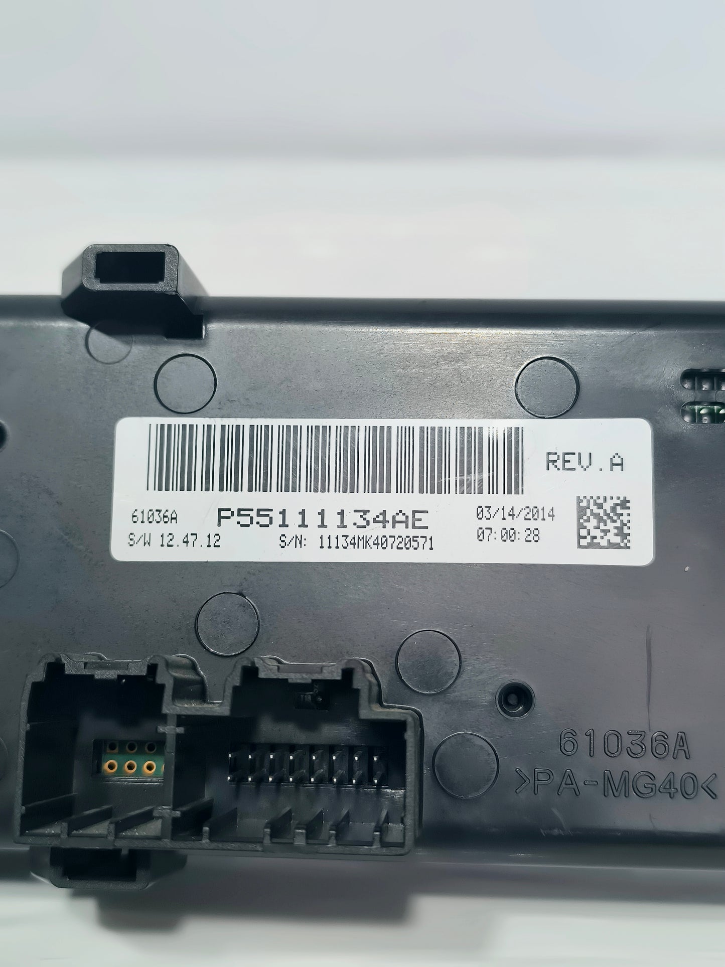 Jeep Compass 2014 Digitales Klimabedienteil Code P55111134AE ecoAG6560