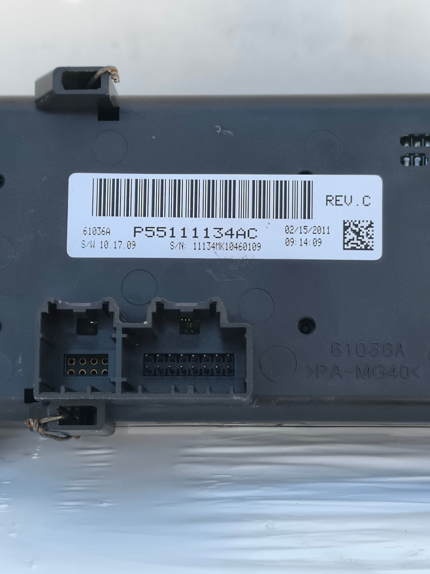 Jeep Compass 2011 digitales Klimabedienteil Code p55111134AC ecoAG7411