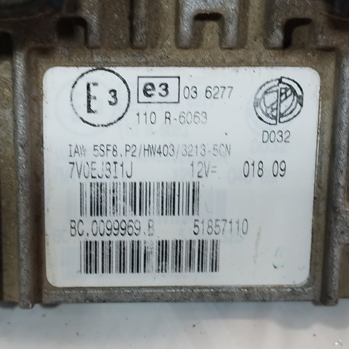 Zündanlage Fiat Grande Punto 1.4B / Methan 2008 Code: IAW.5SF8.P2 ecoAC12941