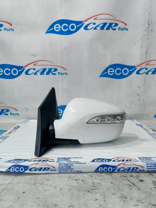 Linker elektrischer Außenspiegel, weiß, Hyundai ix35, Baujahr 2012, 8-polig, ecoAG6293
