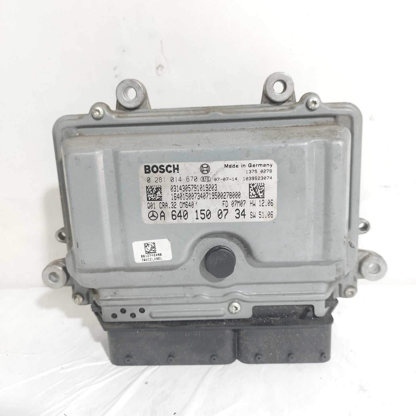 Centralina motore Mercedes Classe B W245 2.0D 2007 cod: A6401500734 ecoAC15921