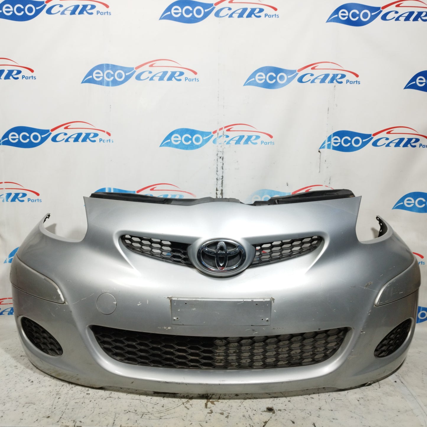 Front Bumper Toyota Aygo 2008 Silver Grey ecoAC8781