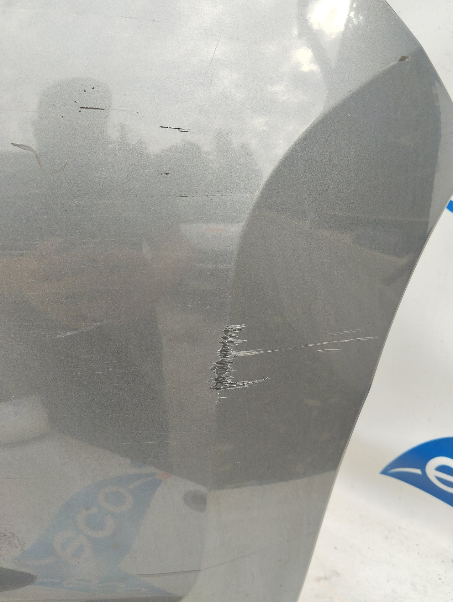 Gunmetal grey front bumper Peugeot 206 Plus ecoAG5658