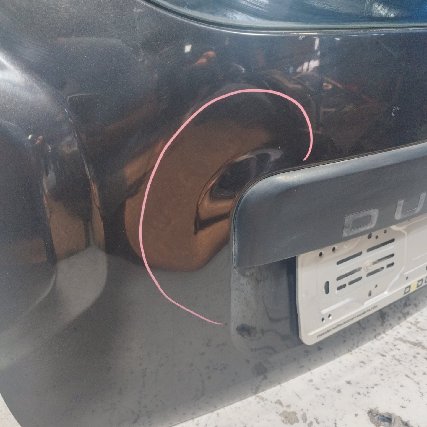 Portellone posteriore nero Dacia Duster 2011 ecoAC8935