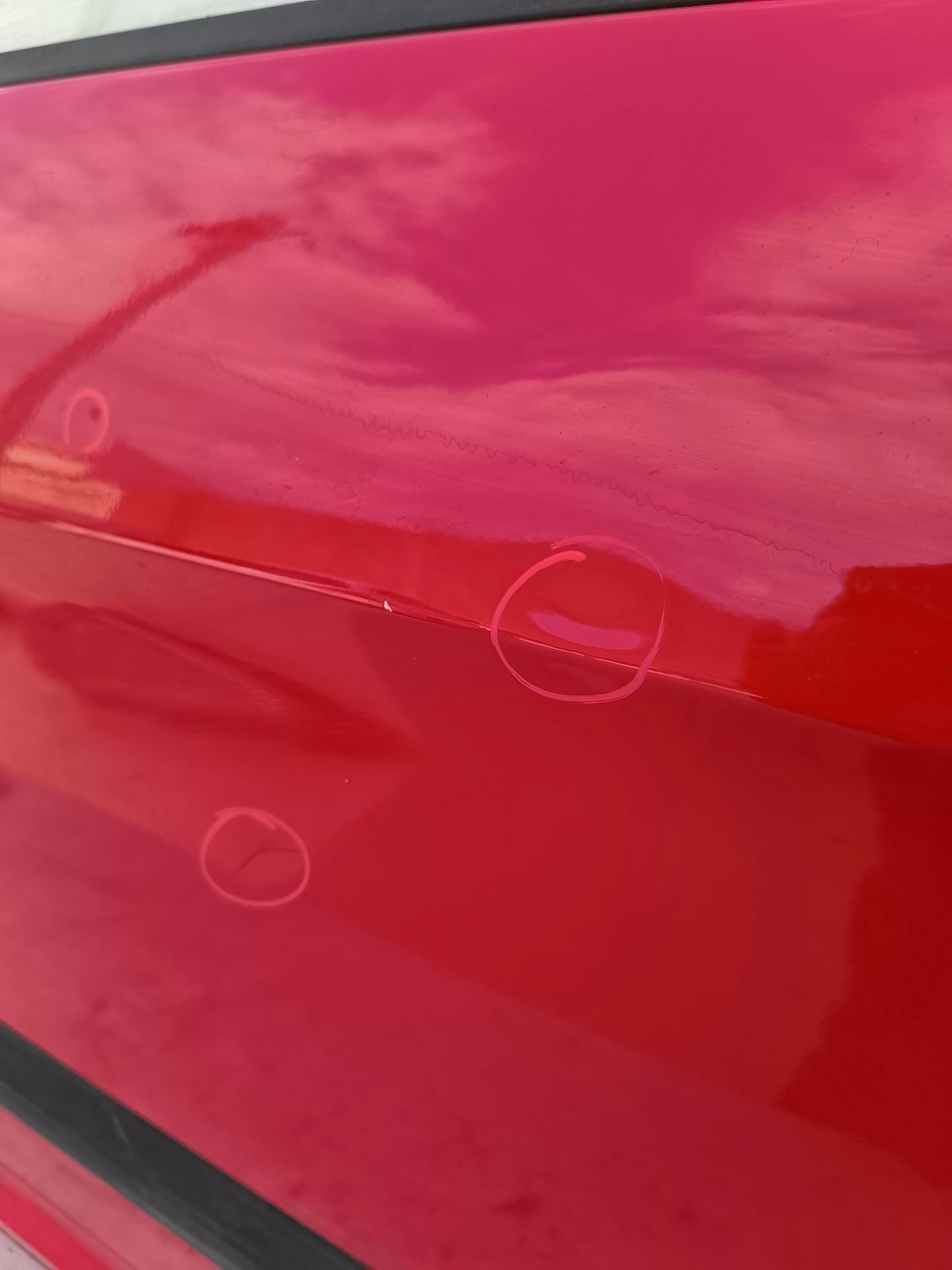 Sportello rosso anteriore dx Kia Picanto I (SA) anno 2008-2011 ecoAG8027