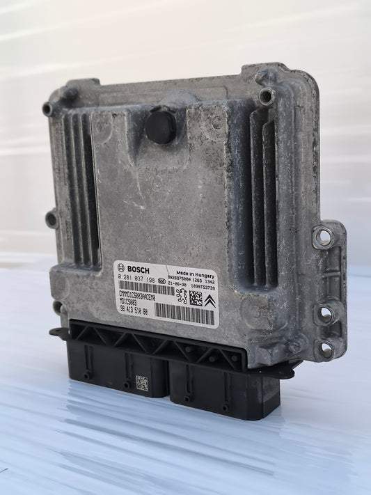 Centralina motore Peugeot 2008 1.5 HDI anno 2021 cod: 0281037198 ecoAG8091