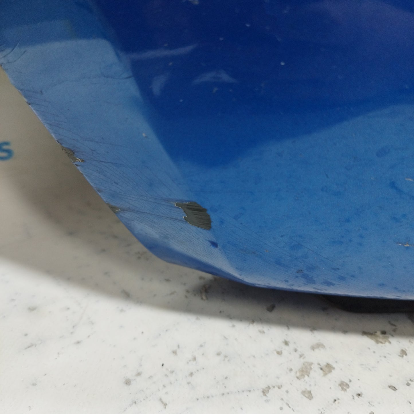 Electric Blue Front Bumper Hyundai i10 2009 ecoAC9694