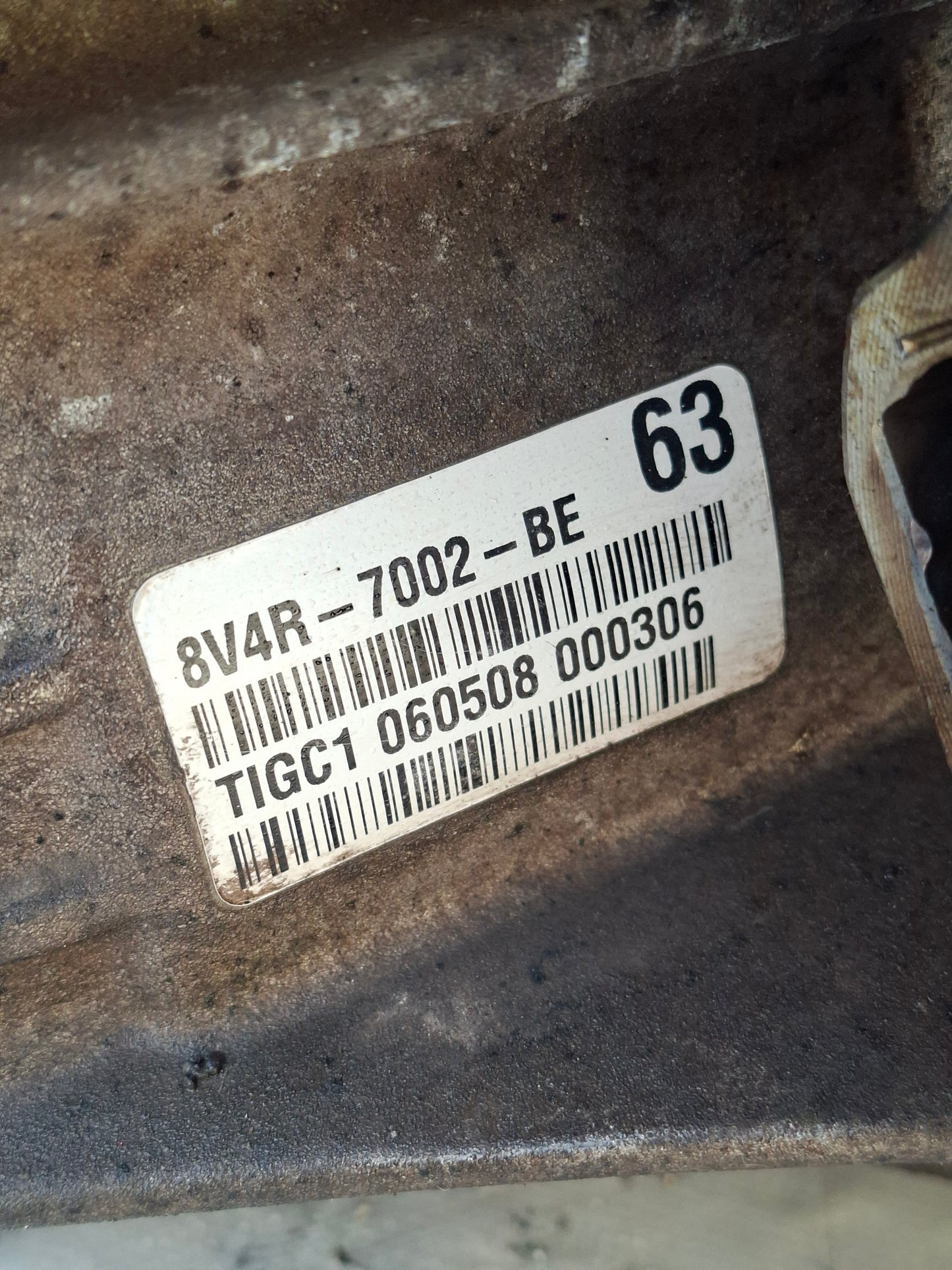 Cambio manuale Ford Kuga 2.0 TDCI 4WD 120KW 6M anno 2010 cod.8v4r-7002-be ecoAG7742