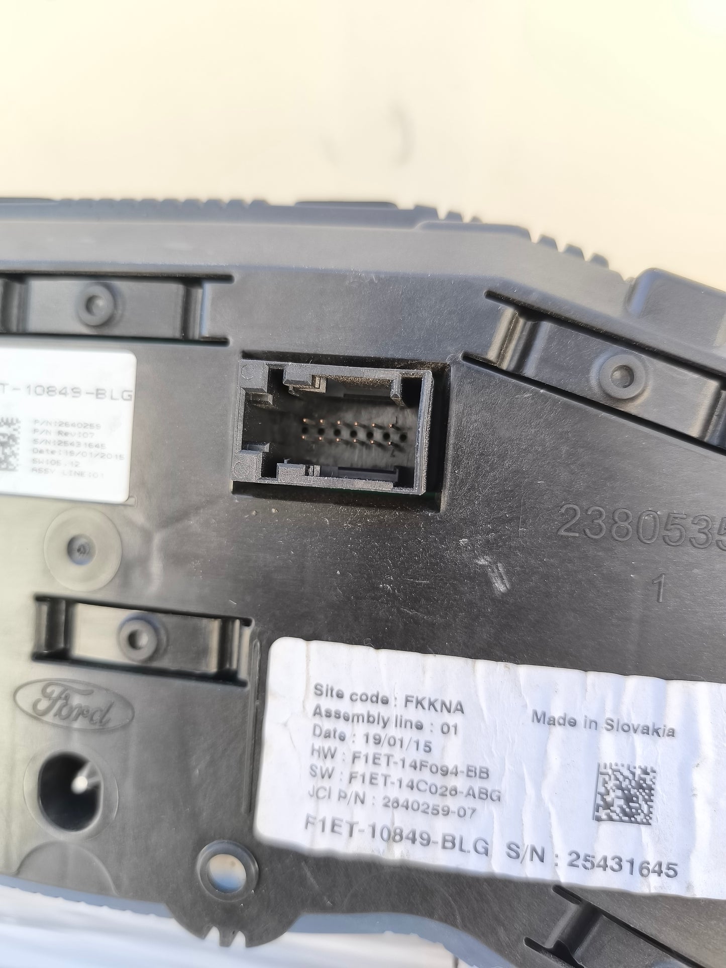 Kit accensione Ford Focus 1.5 TDCI anno 2015 cod.0281032025 ecoAG7544