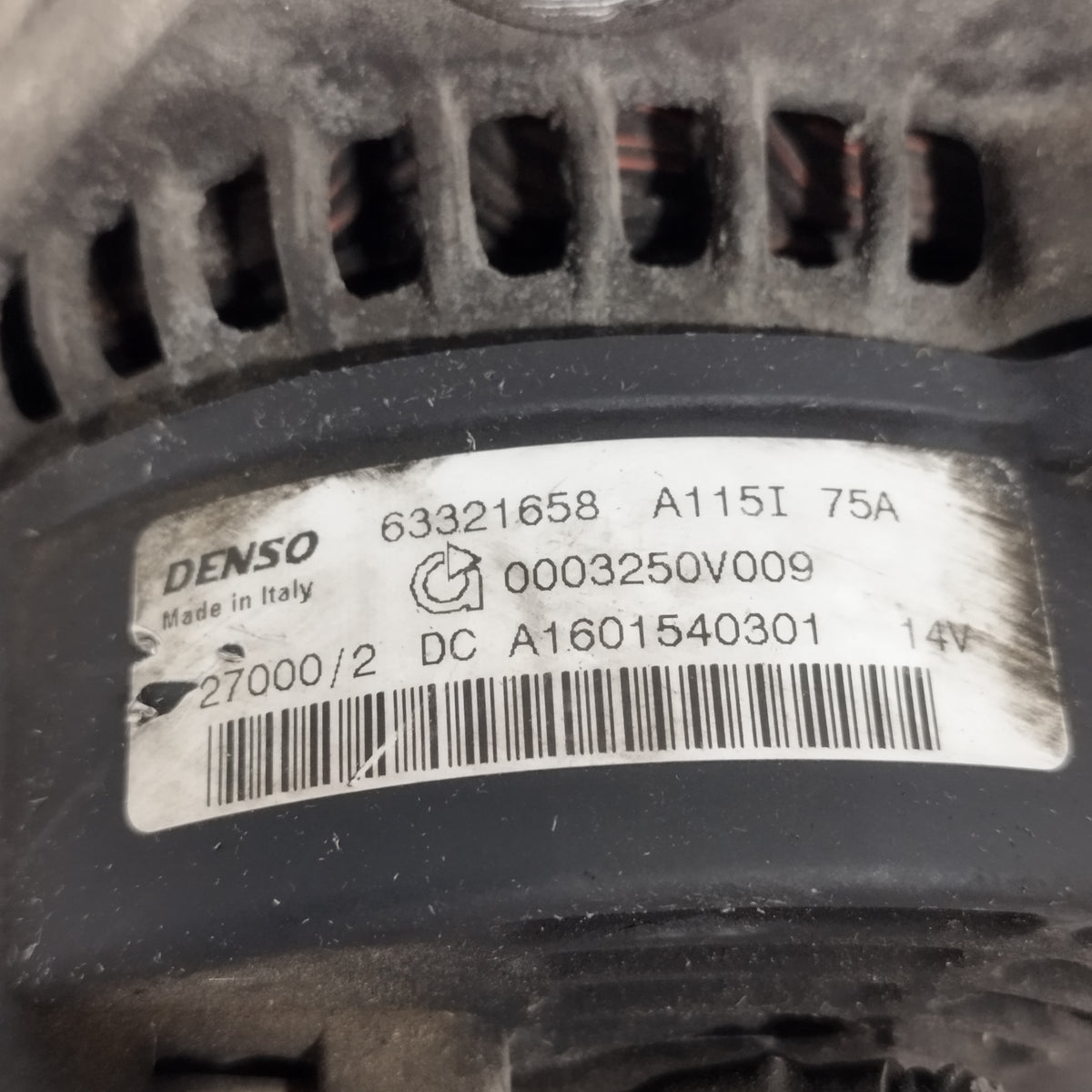 Alternatore Smart Fortwo 450 0.6 / 0.7 B 1998-2007 cod: 63321658 ecoAC17433