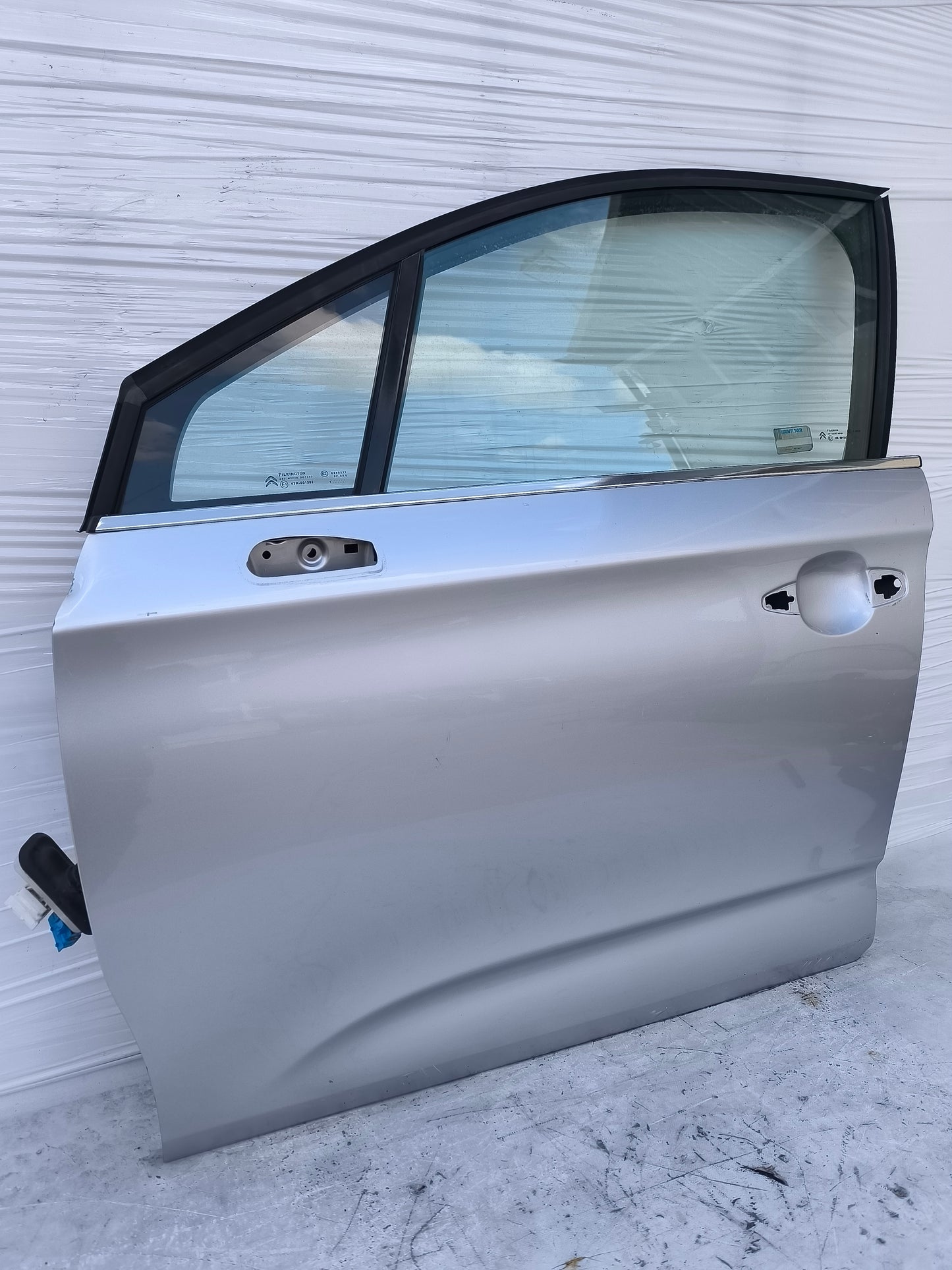 Sportello anteriore sx grigio argento Citroen C4 II (B7) anno 2010-2018 ecoAG8041