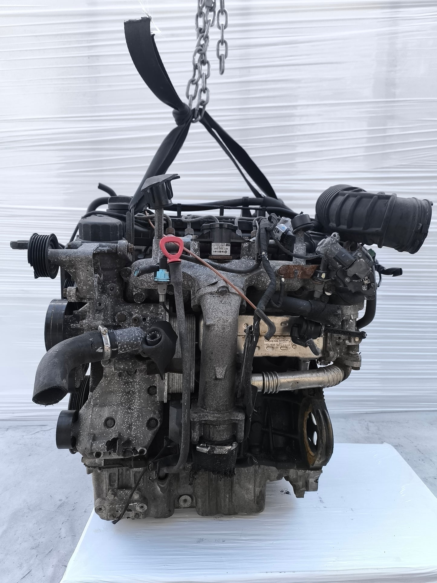 Motore SsangYong Korando 2.0 D 129 KW anno 2012 cod.671950 ecoAG7851