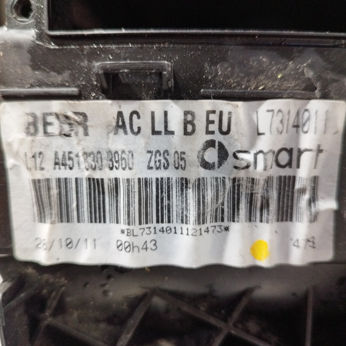 Kompletter Herd Smart 451 2010 Code: A4518303960 ecoAC10603