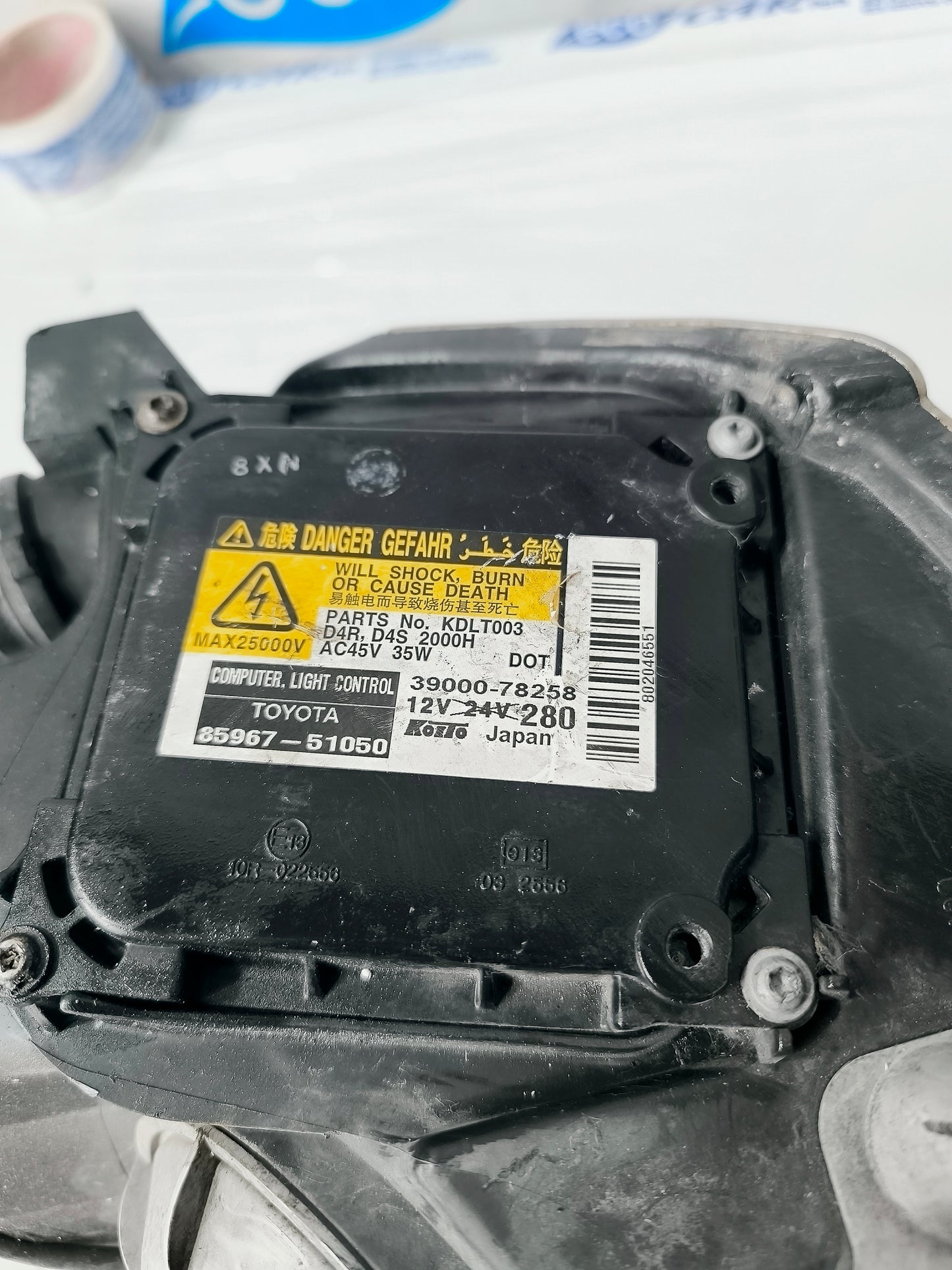 Fanale anteriore dx Toyota Avensis t27 anno 2009 ecoAG6295