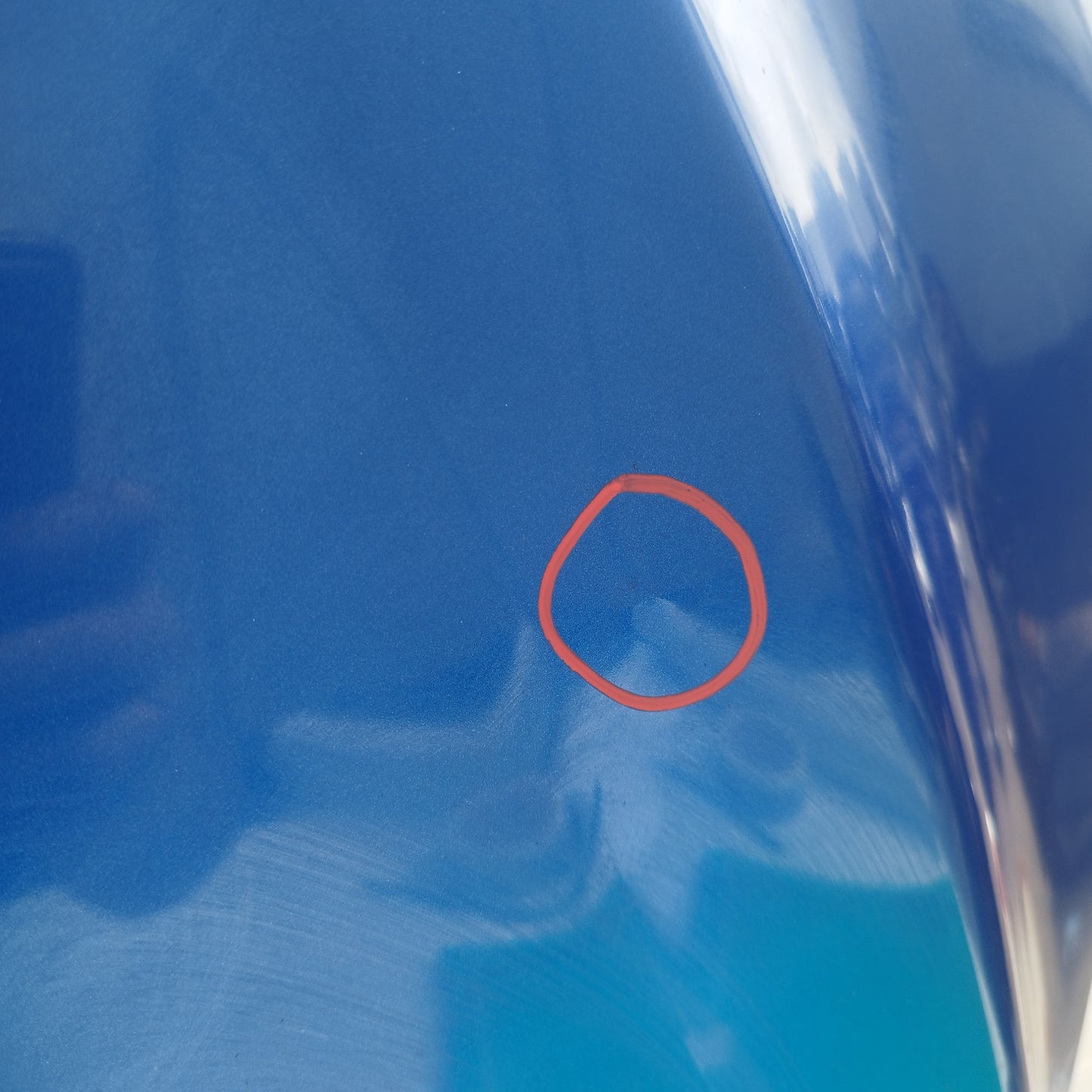 Cofano blu Chevrolet Aveo 2012 ecoAC15665