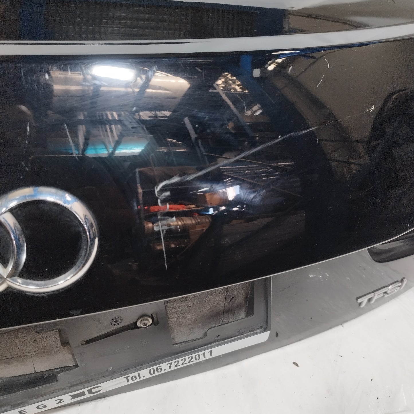 Portellone posteriore nero Audi A1 3 porte 2010-2014 ecoAC13731