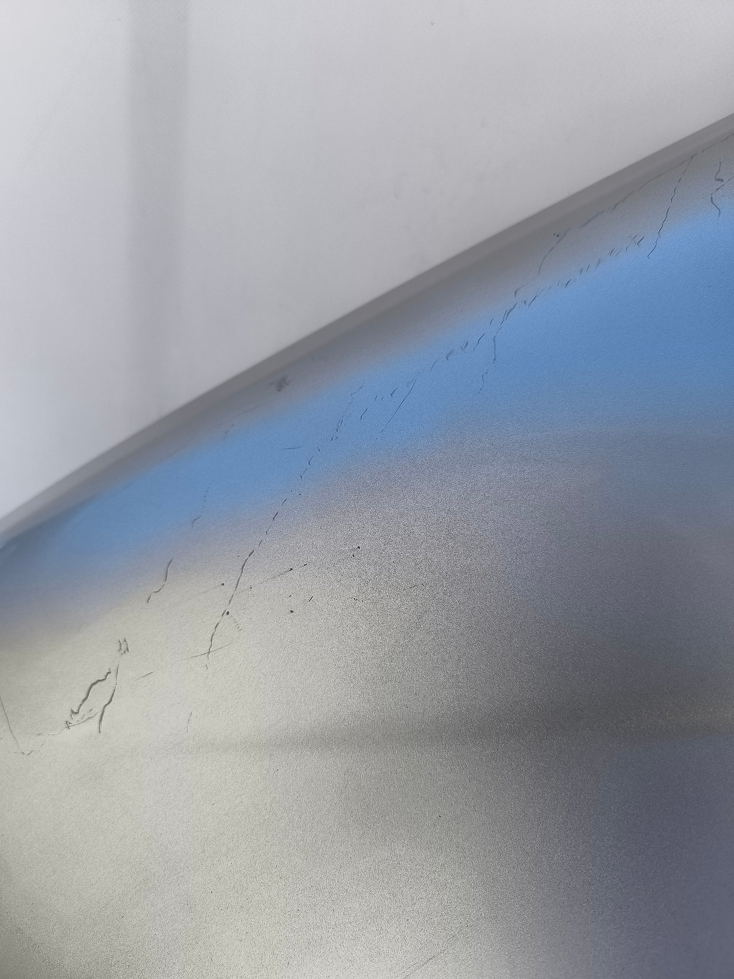 Left mudguard silver grey Fiat Idea year 2005 ecoAG6904