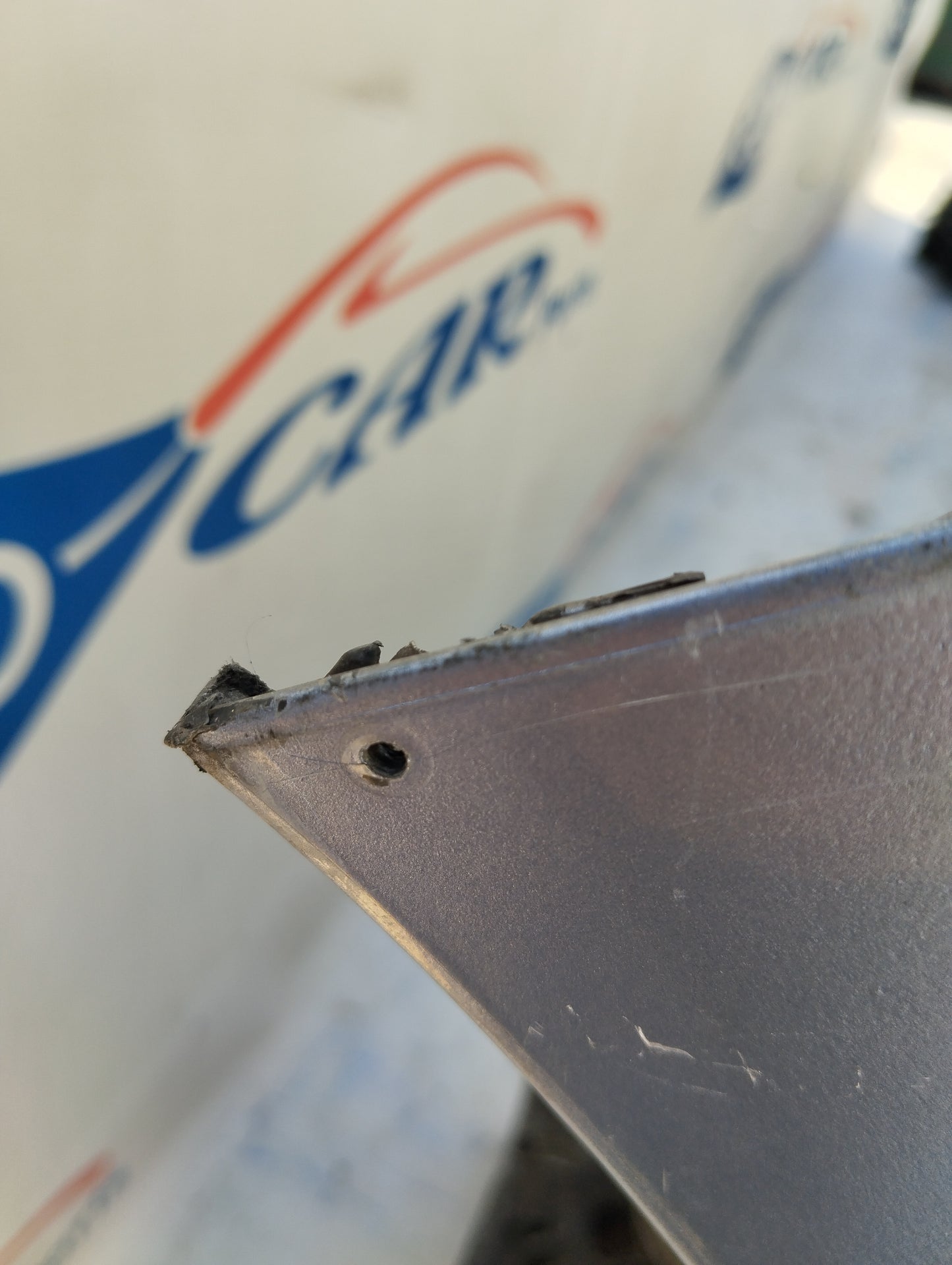 Rear bumper light blue Toyota Yaris 2013 ecoAG5472