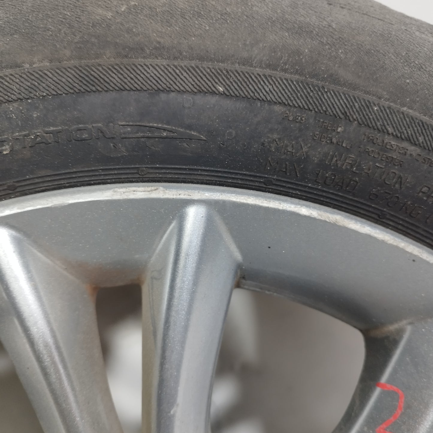 Complete alloy wheels Lancia Delta 2011 ecoAC12231