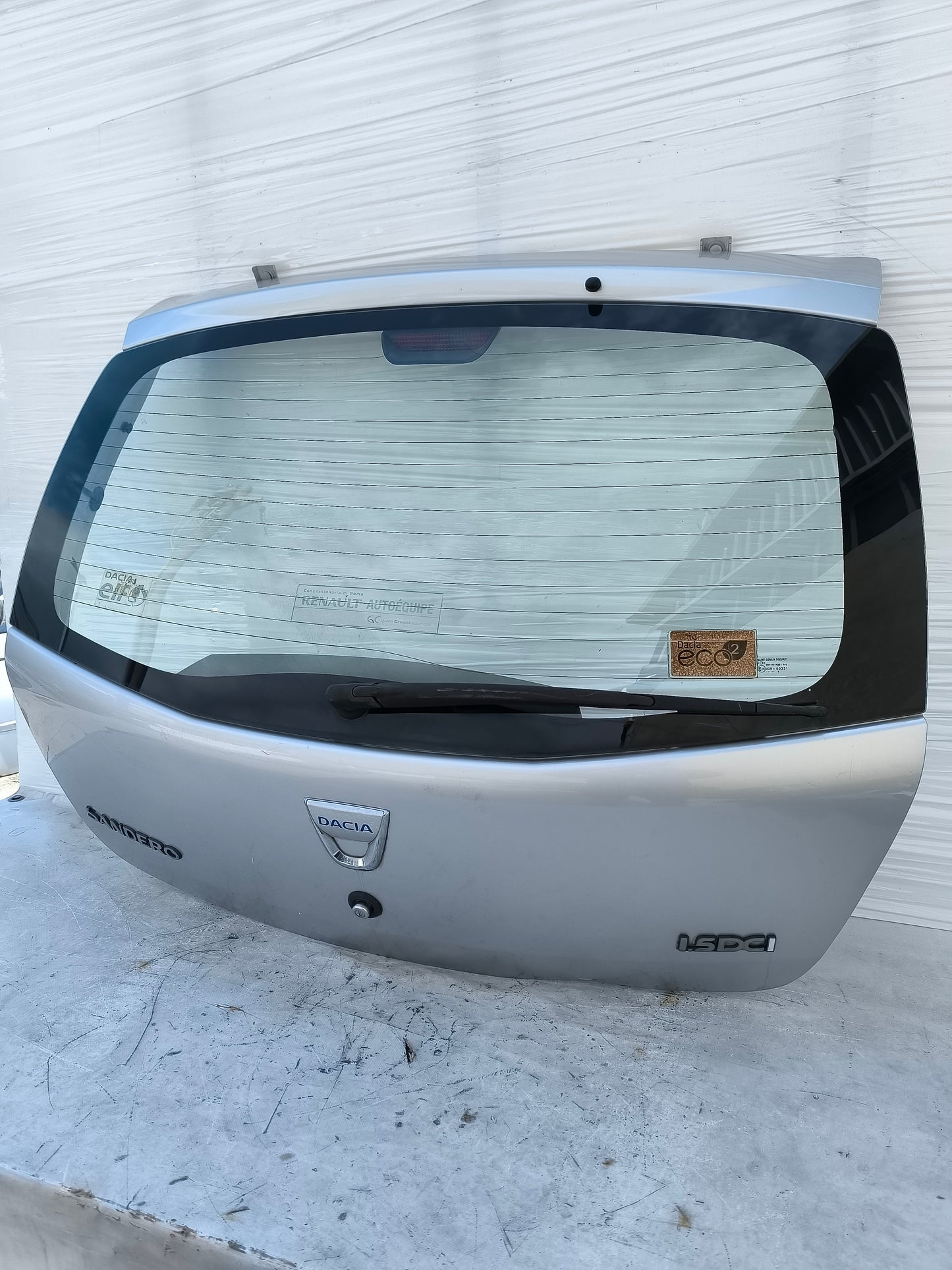 Portellone grigio argento Dacia Sandero I anno 2008-2012 ecoAG8022