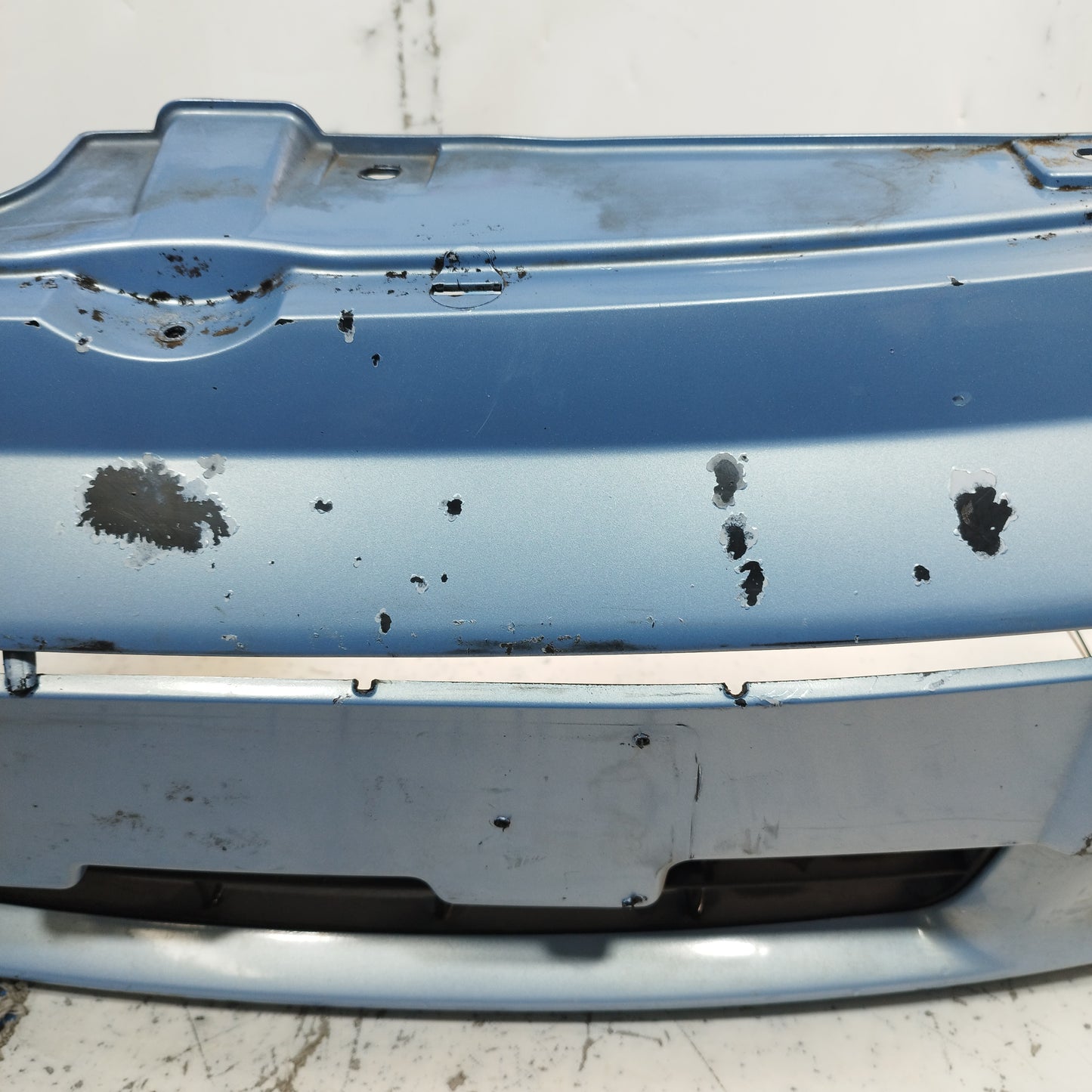 Front bumper light blue Fiat Panda 2008 ecoAC8885