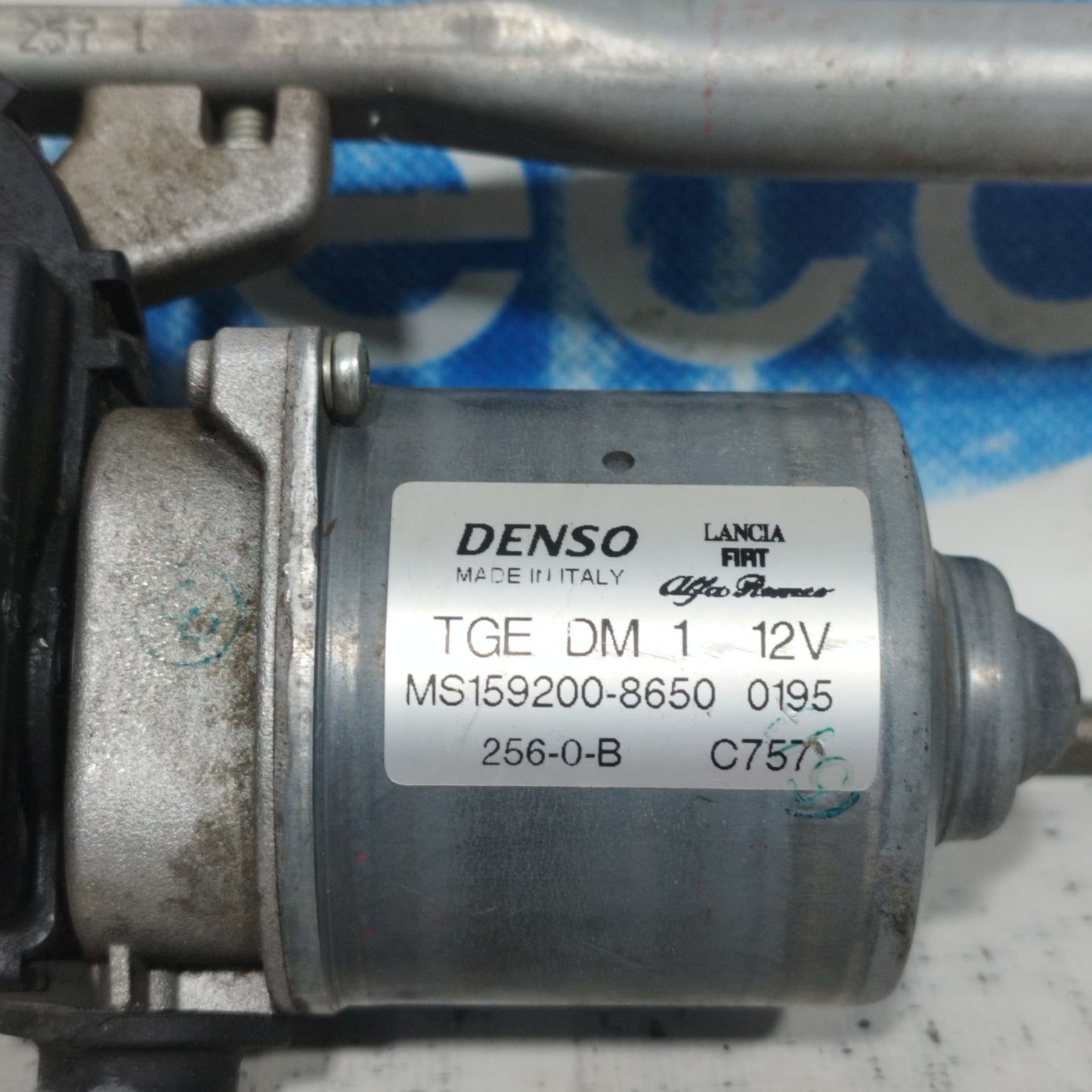 Windshield wiper motor Fiat Bravo 2008 code: MS1592000-8650 ecoAC9260