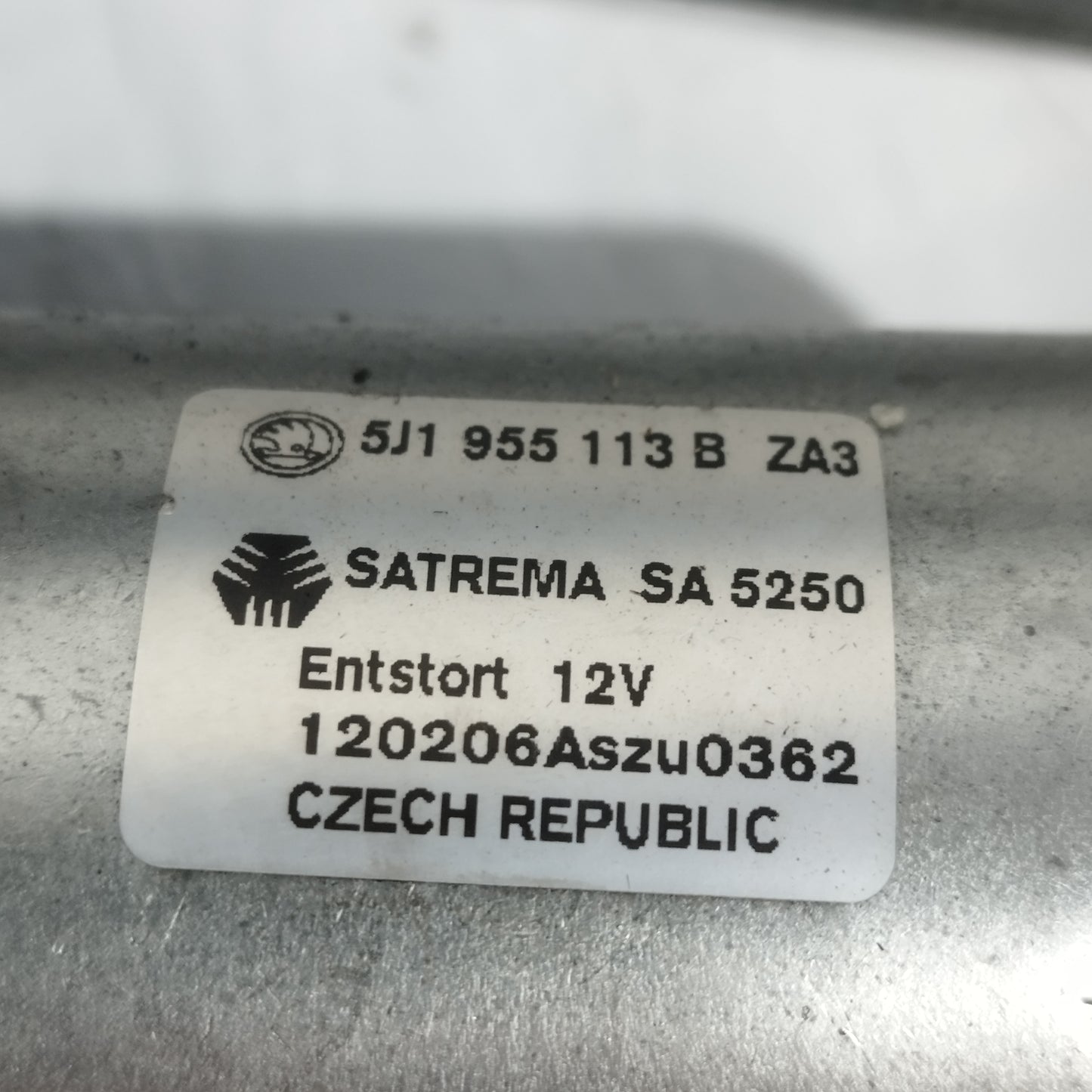 Motorino tergicristalli anteriore Skoda Fabia 2012 Cod: 5J1955113B ecoAC14029