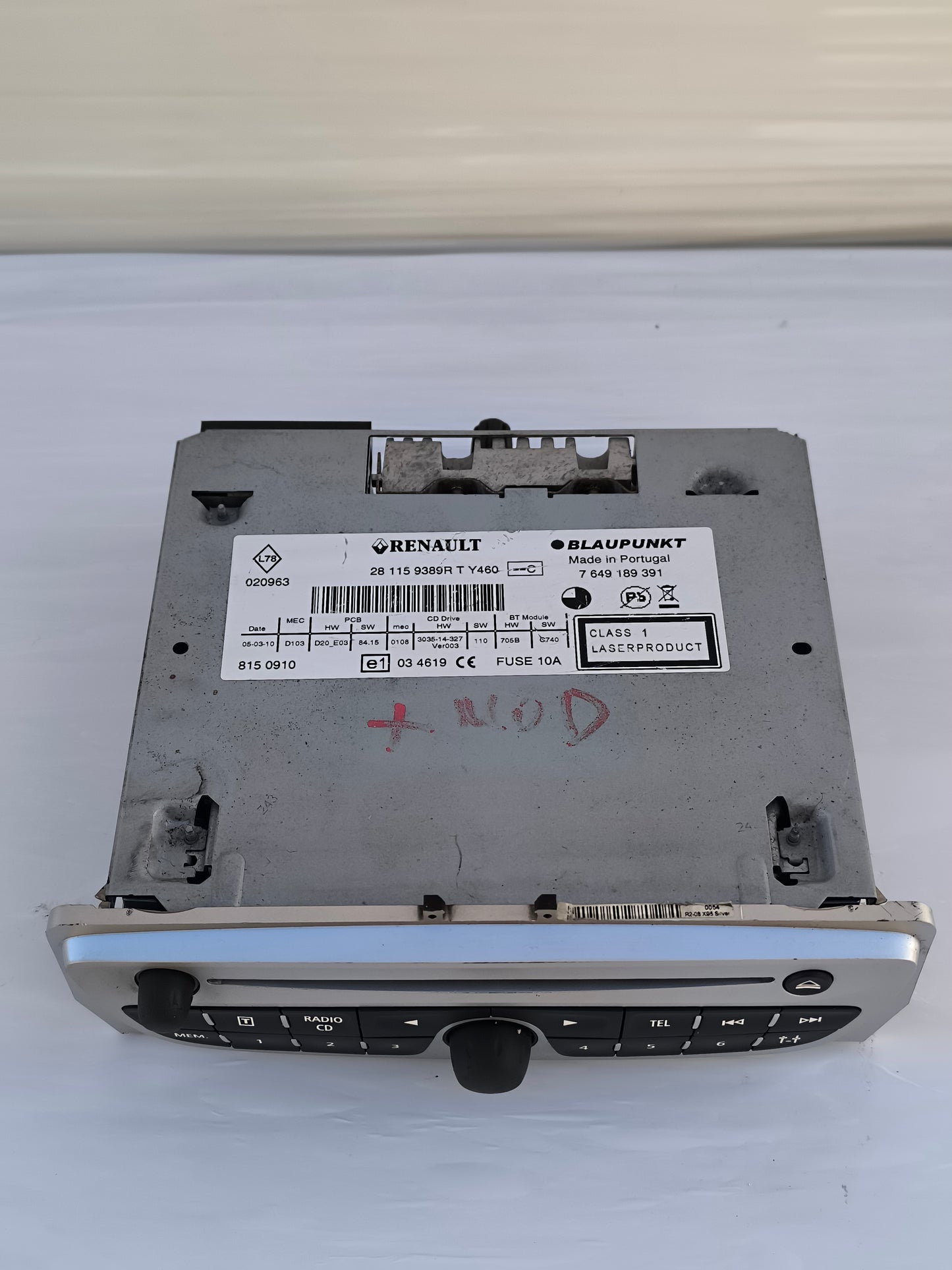 Autoradio Renault Scenic X-Mod cod: 7649189391 ecoAG7839