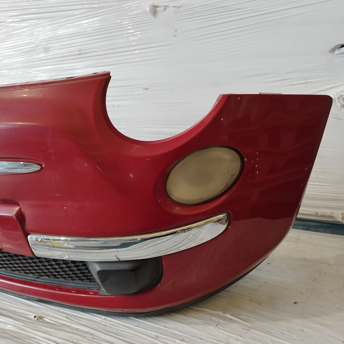 Paraurti anteriore rosso Fiat 500 (312) 2007-2015 ecoAC17639