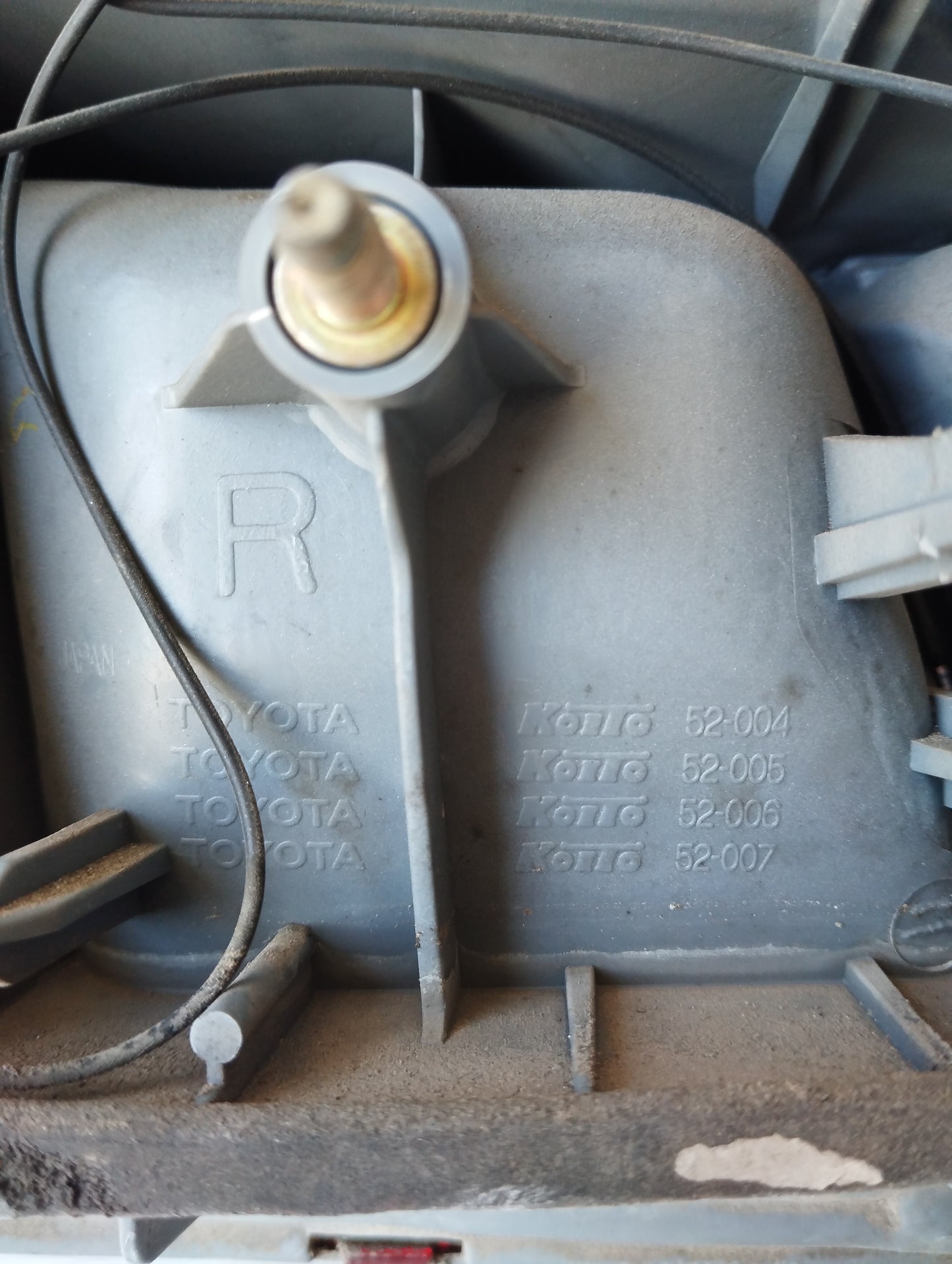 Toyota Yaris 2003 ecoAG5523 rechte Rückleuchte