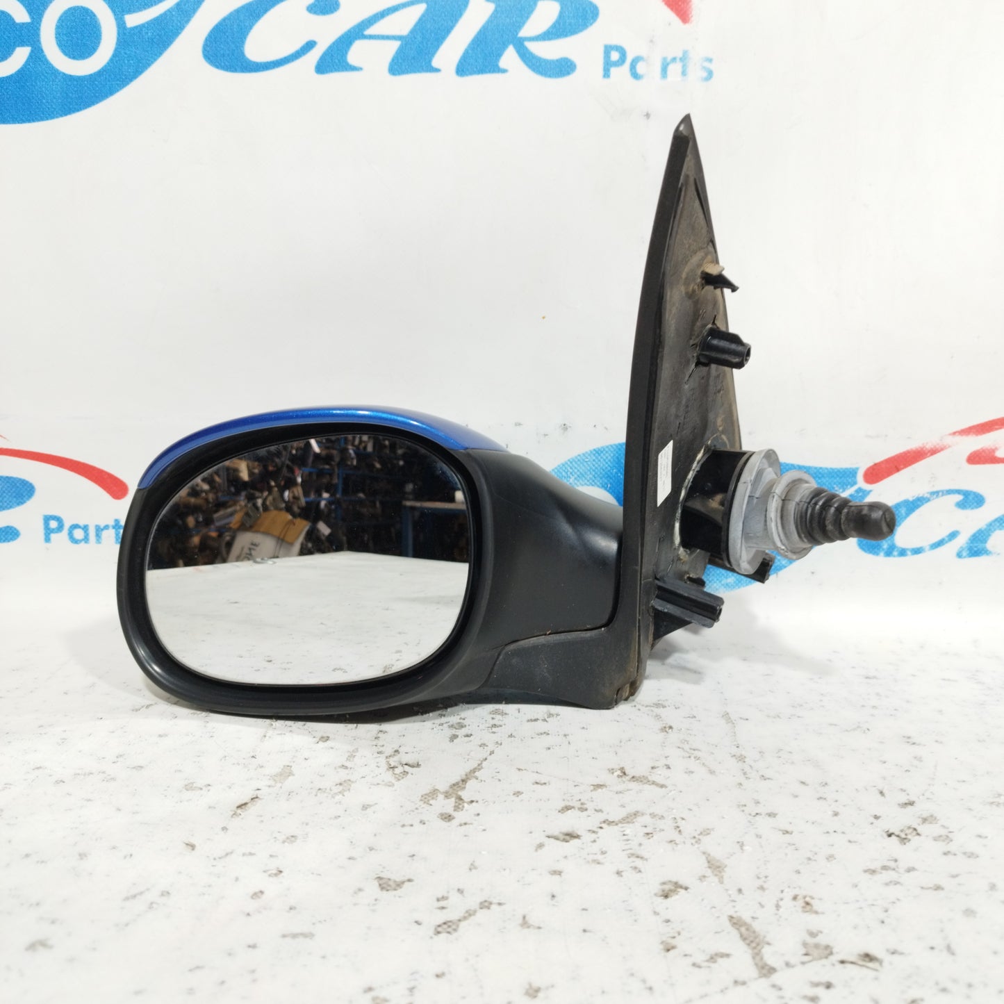 Specchietto manuale anteriore sx blu Peugeot 206 Plus 2009 ecoAC9072