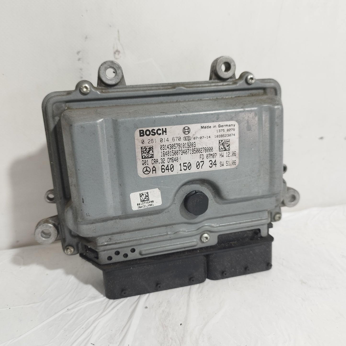 Centralina motore Mercedes Classe B W245 2.0D 2007 cod: A6401500734 ecoAC15921