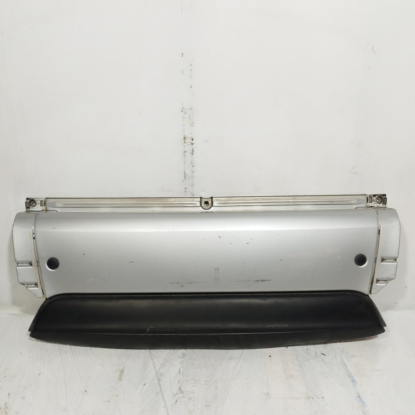 Rear central bumper silver gray Smart Fortwo 450 2004 ecoAC3183