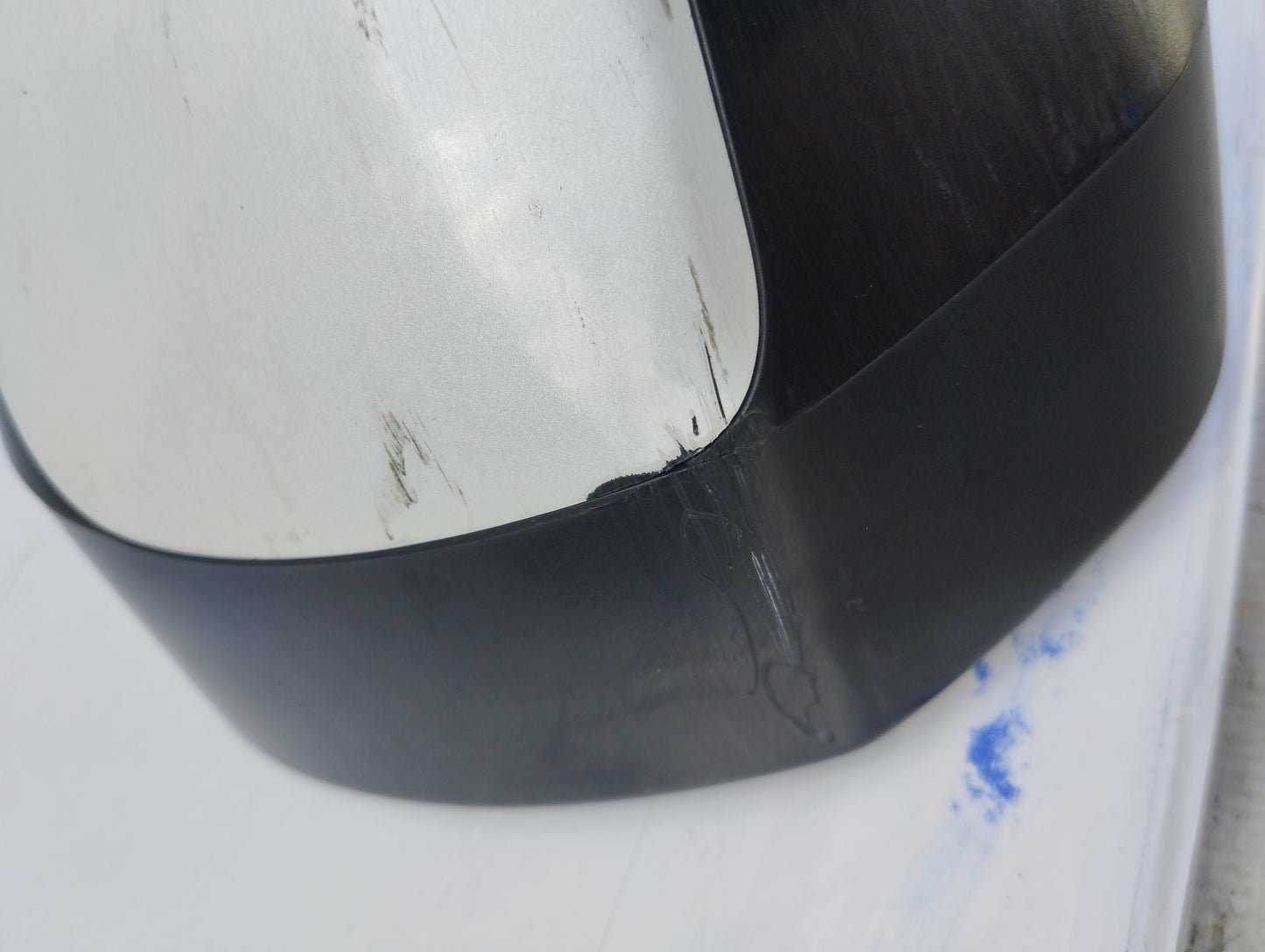 Elektrischer rechter Außenspiegel, weiß, Peugeot 3008, Baujahr 2012, 11-adrig, 2-polig, ecoAG5684