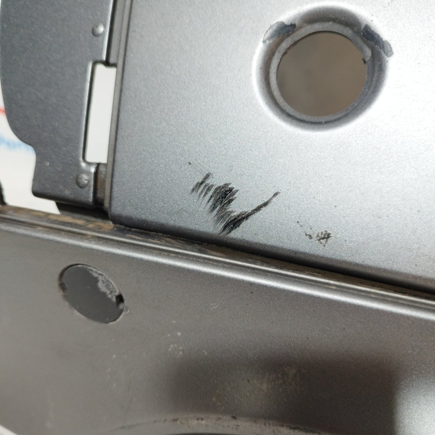 Smart Fortwo 451 Facelift 2010 ecoAC8706 Silbergraue Heckstoßstange