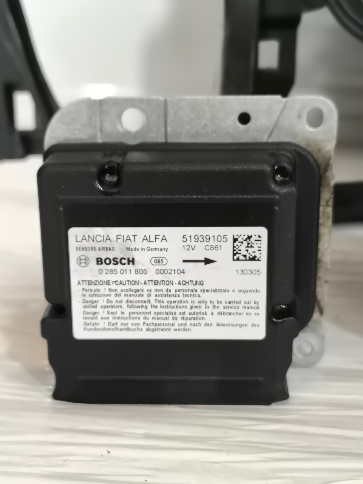 Kit Airbag Lancia Ypsilon (846) anno 2011-2015 cod: 0285011805 ecoAG9807