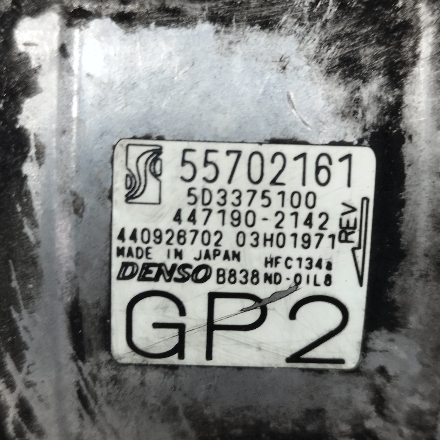 Compressore a / c Fiat Grande Punto (199) 1.3 MTJ 2005-2012 cod: 55702161 ecoAC16263